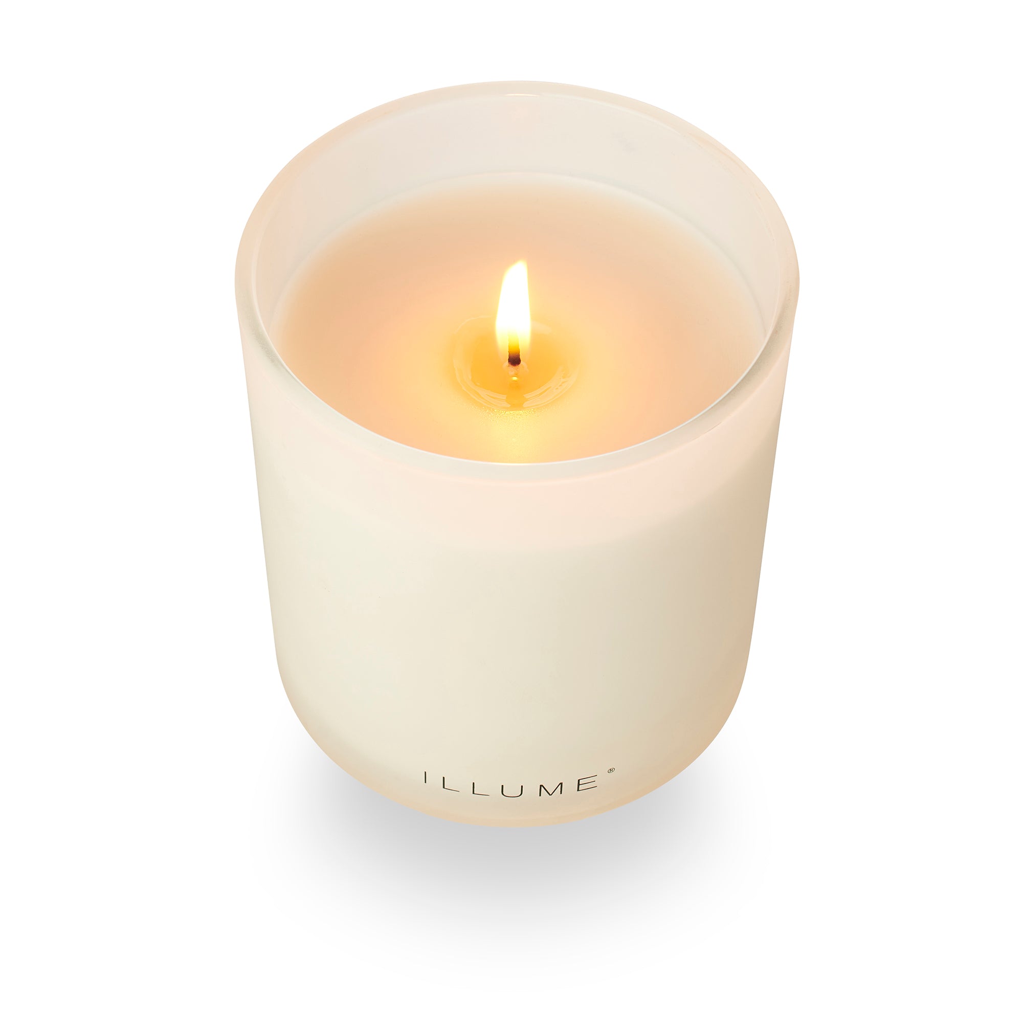 Illume Driftwood Ljuslykta i Glas, Vit,