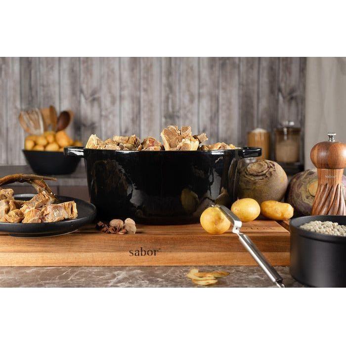 Sabor Gjutjärnsgryta 6,7 L Svart