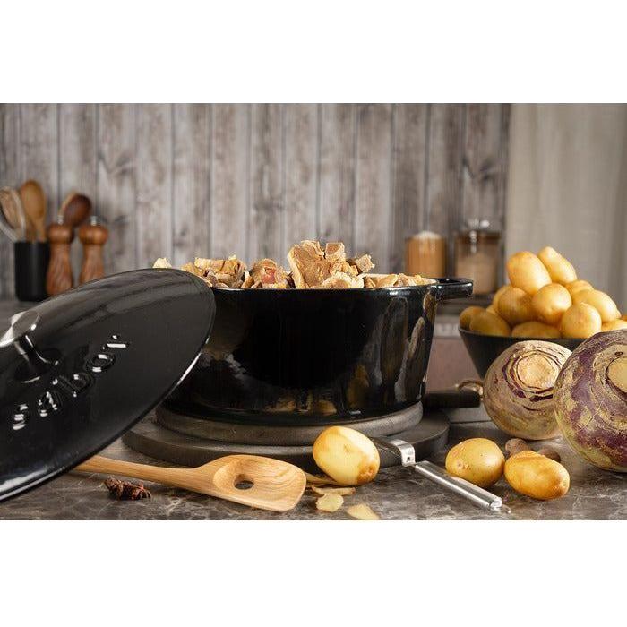 Sabor Gjutjärnsgryta 6,7 L Svart