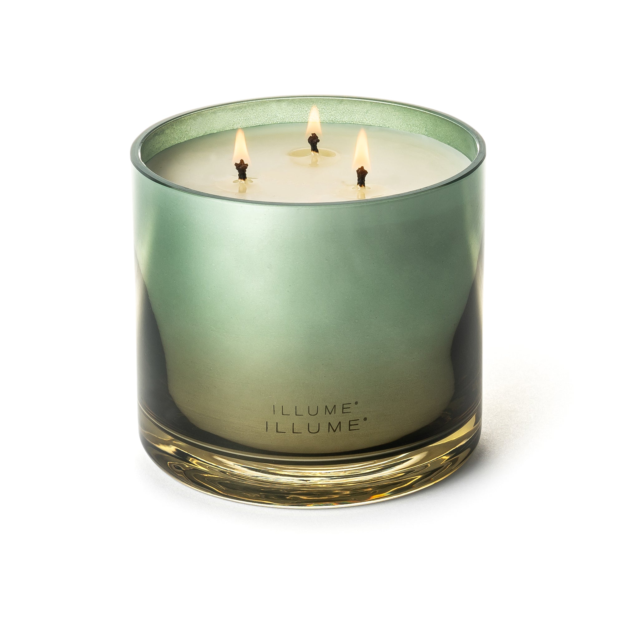 Illume Hinoki Sage Dekorativt Glaskerljus, Grön,