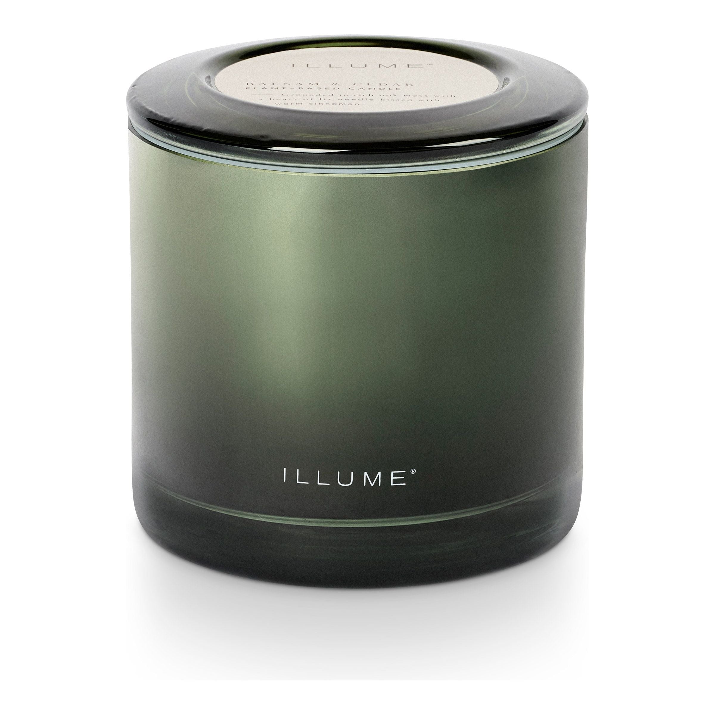 Illume Balsam & Cedar Statement Glasljus, Grön,