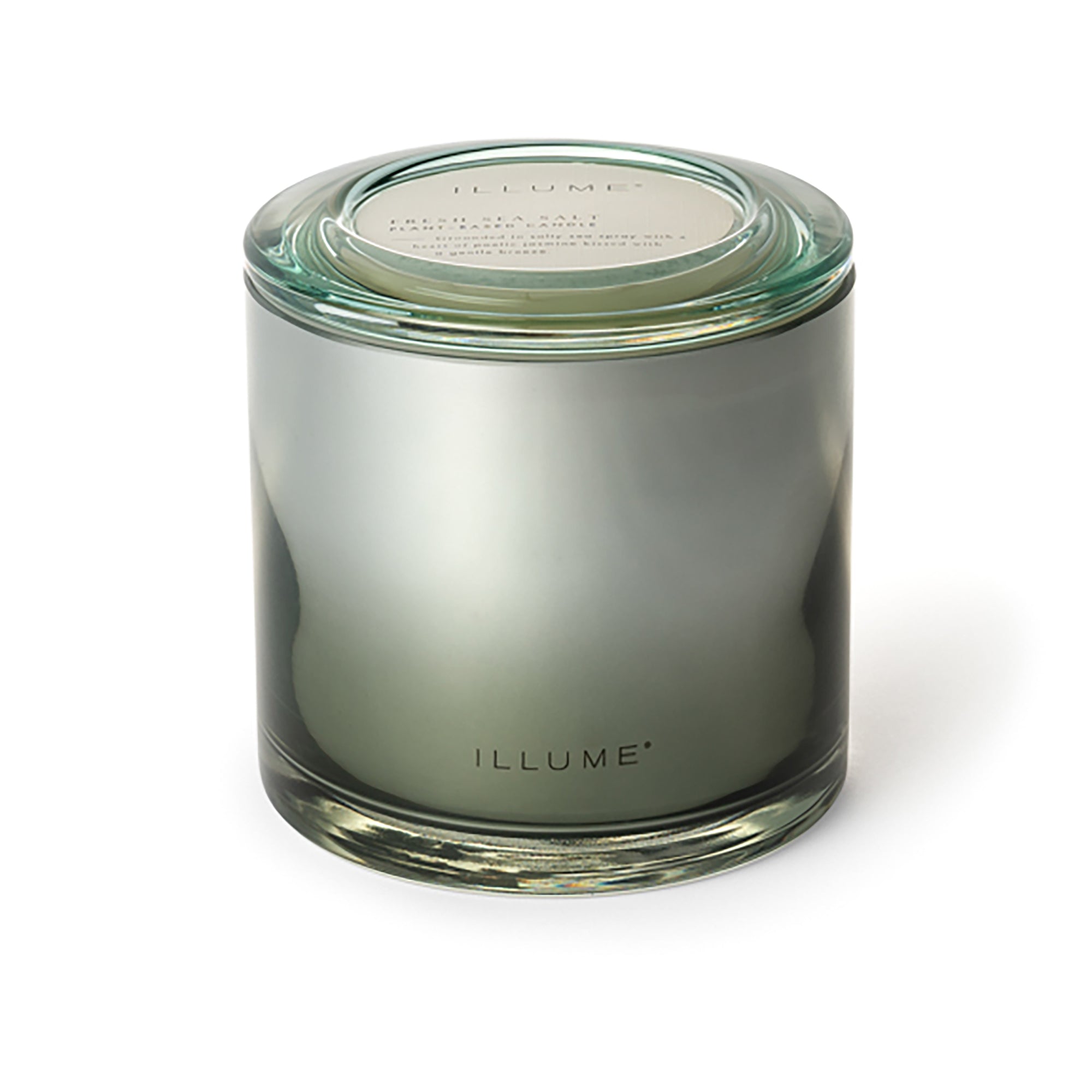 Illume Fresh Havssalt Statement Glasljus, Blå,