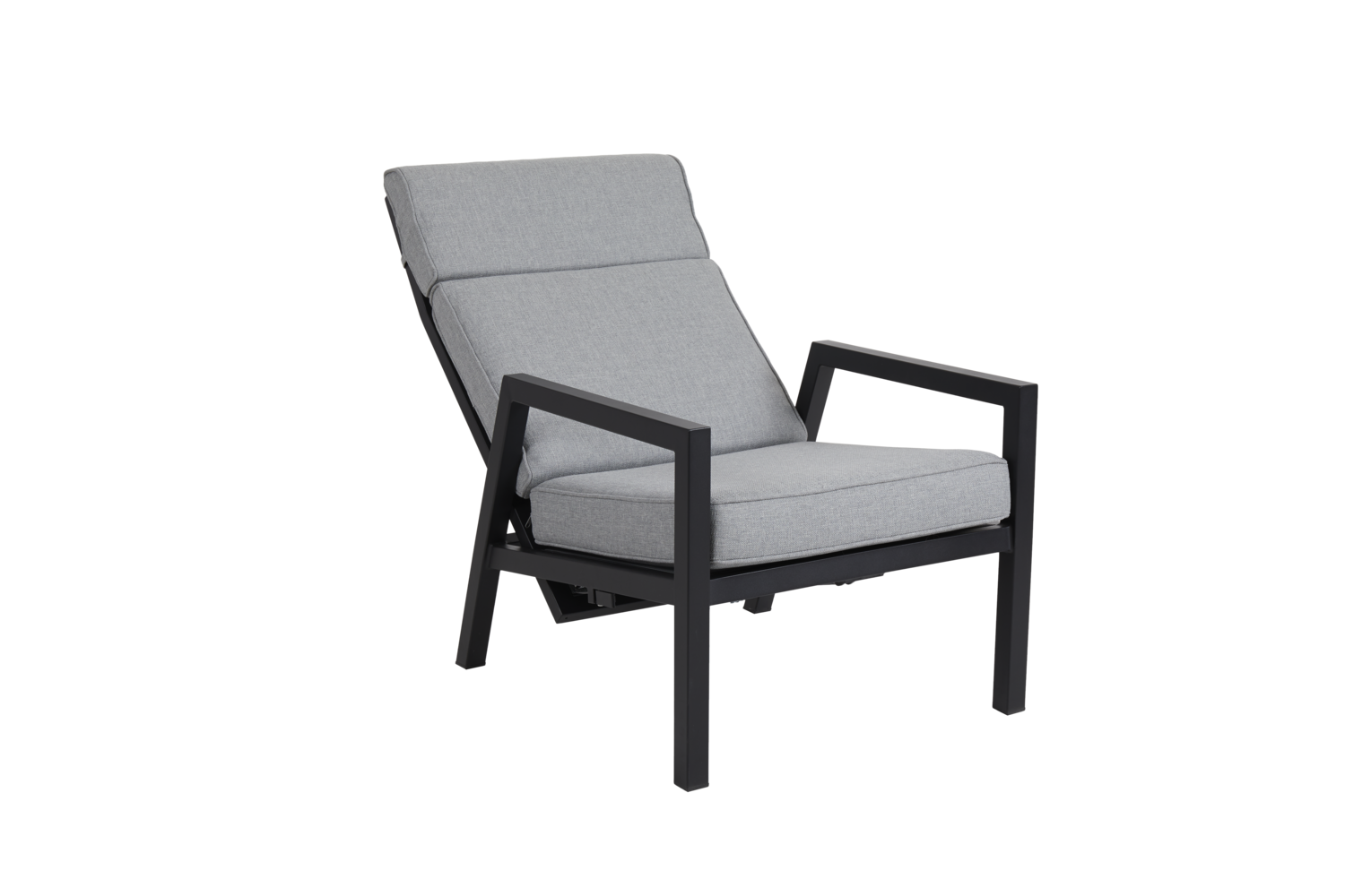 Brafab Belfort positionsfåtölj Svart/Pearl Grey