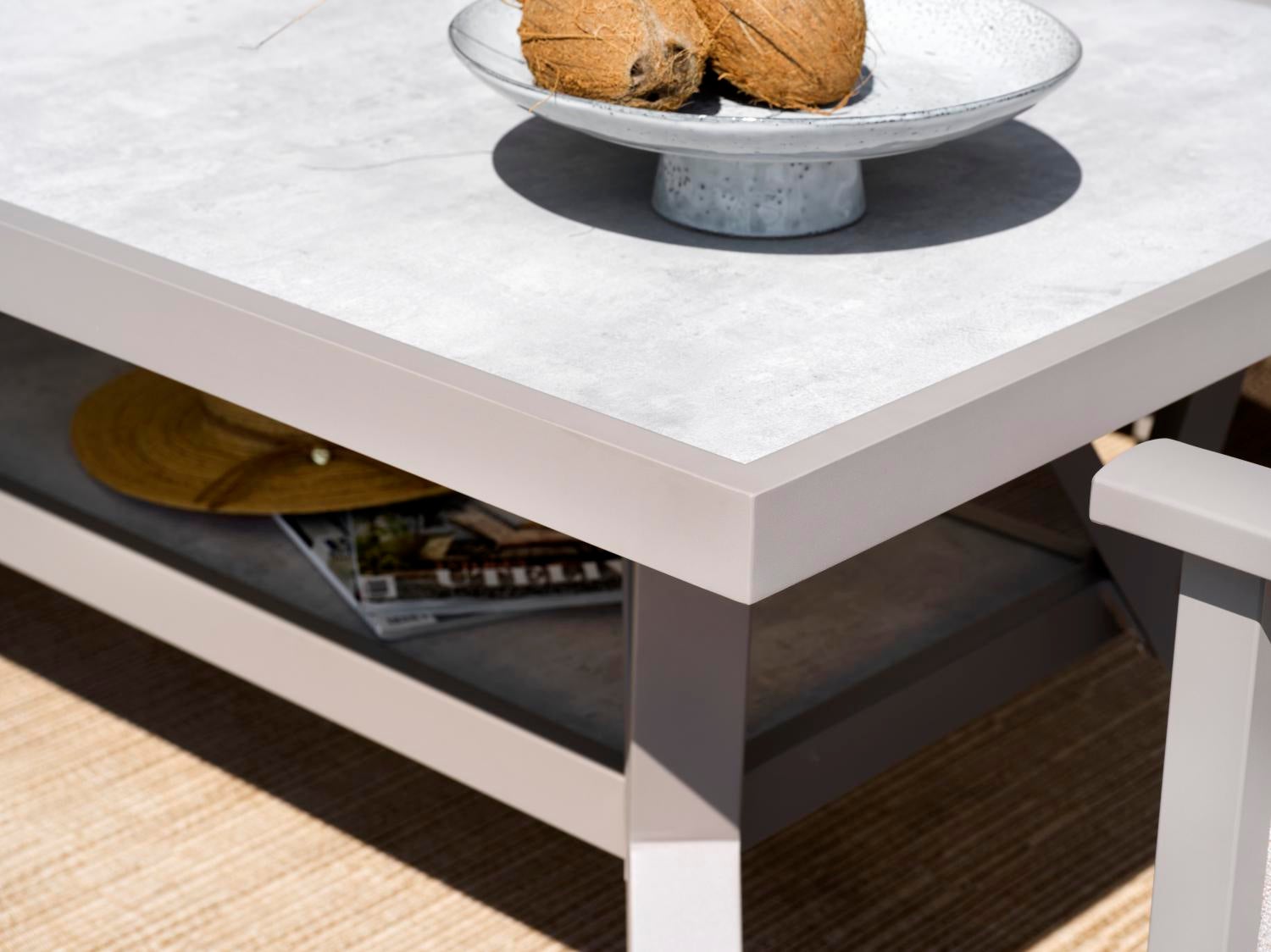 Brafab Samvaro soffbord Khaki/sand 140x90 cm