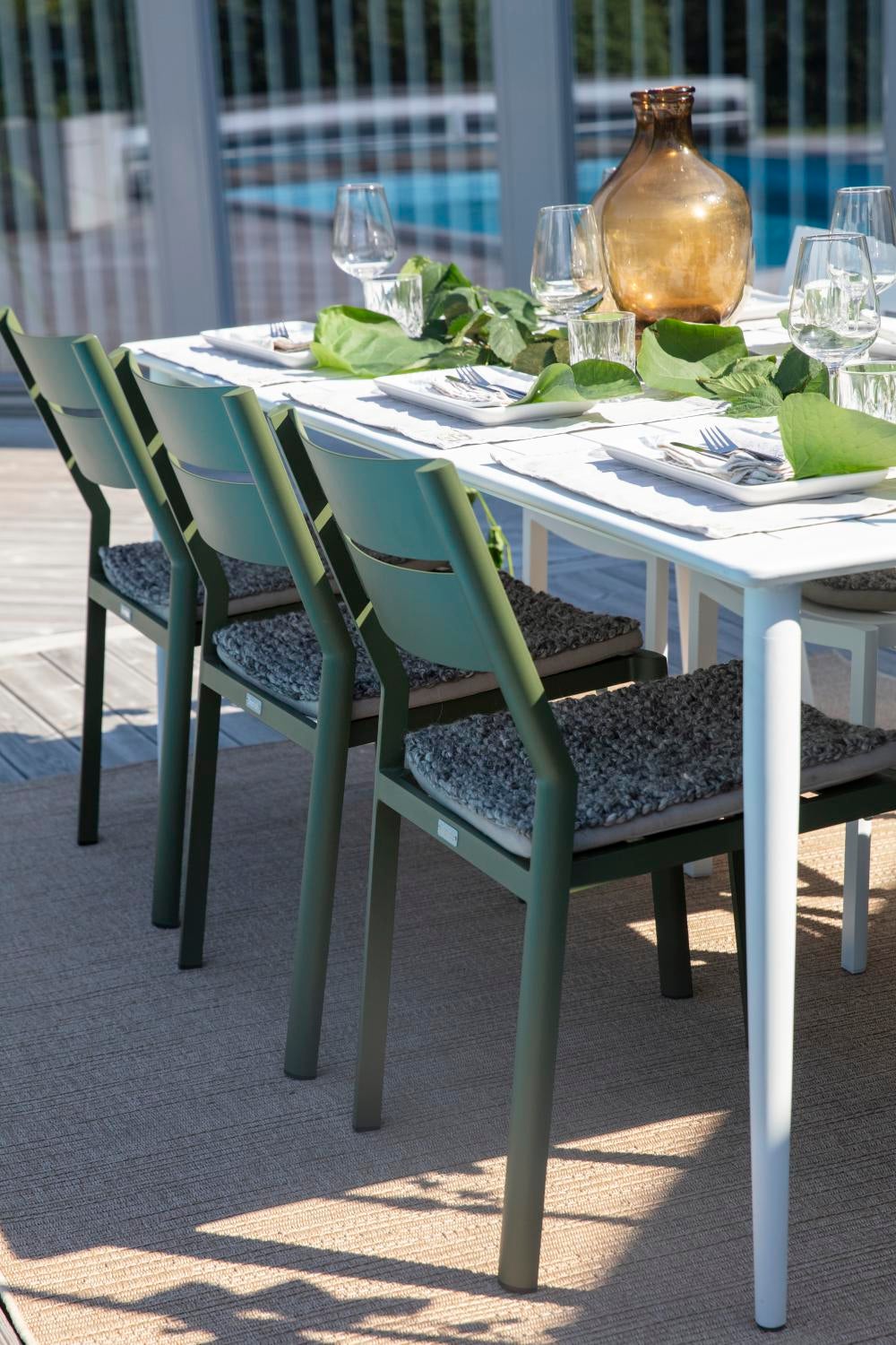Brafab Delia matstol Moss green