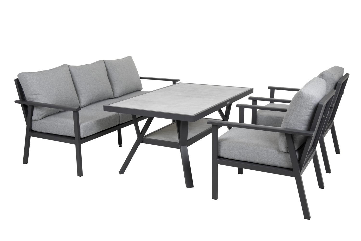 Brafab Samvaro 3-sitssoffa Antracit/Pearl grey