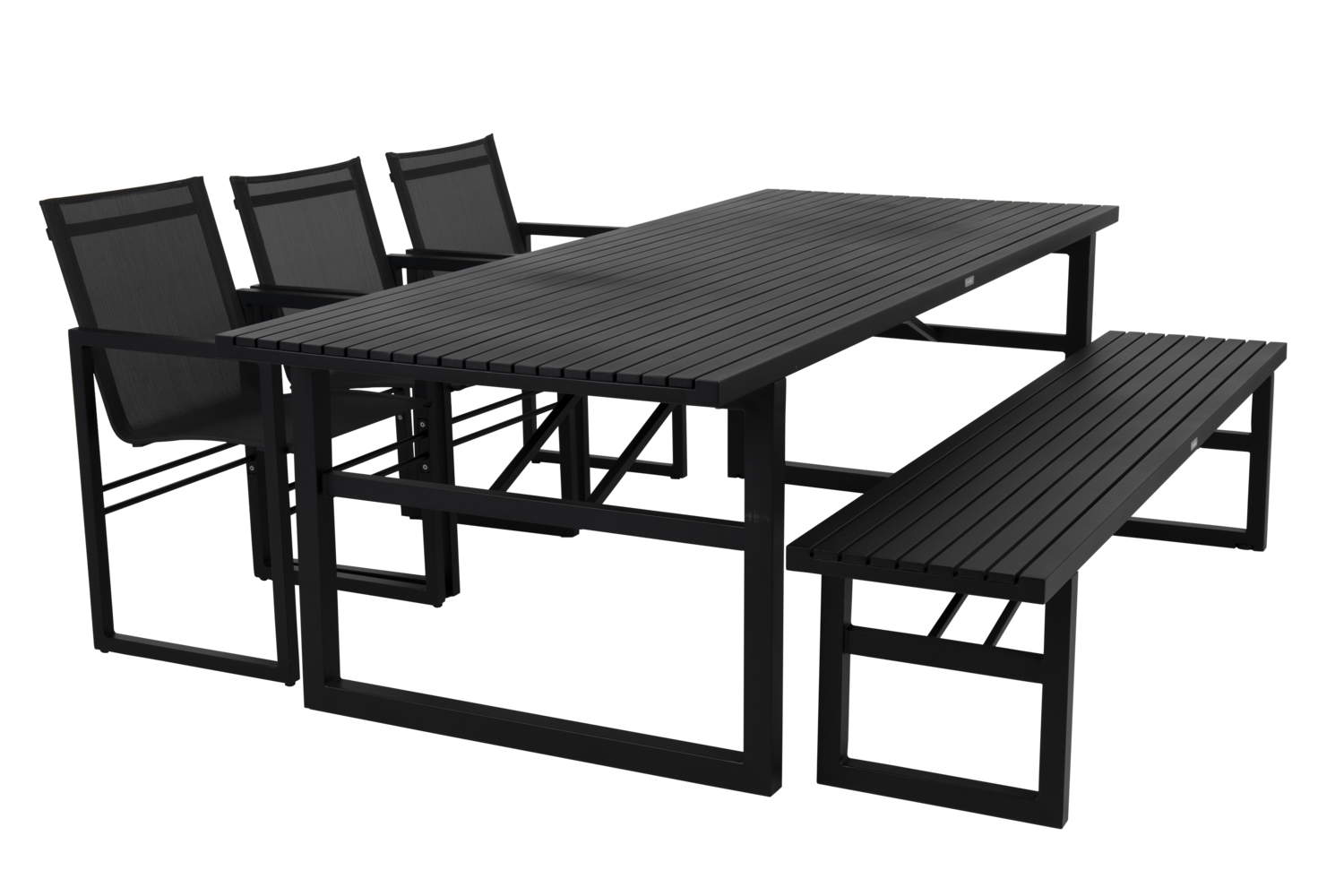 Brafab Vevi matbord Svart 230 cm
