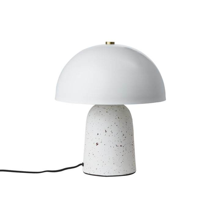 Affari of Sweden FUNGI Bordslampa/Limited Edition M, Vit/svart
