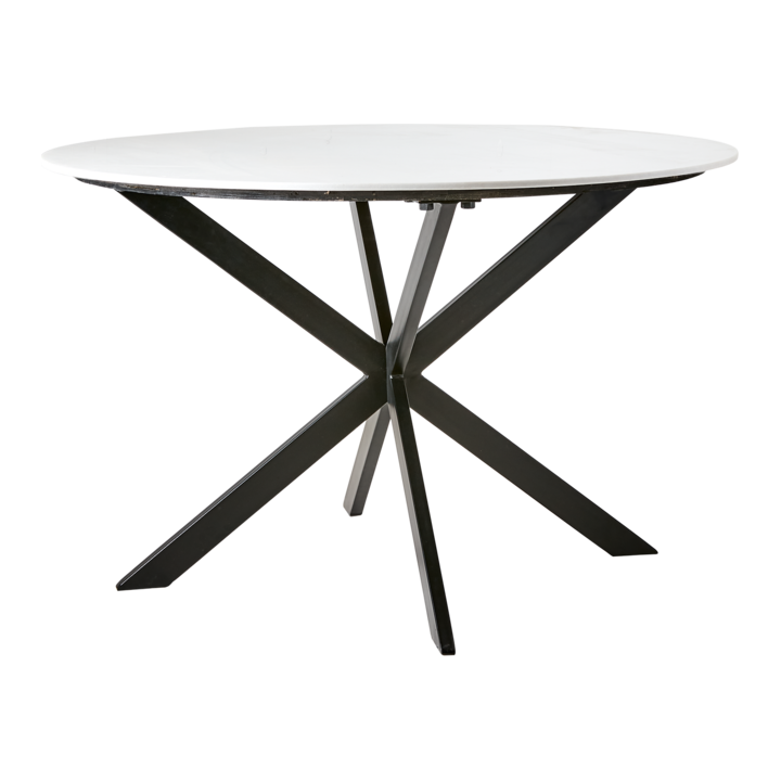 Affari of Sweden MILAN Bord, Vit/svart