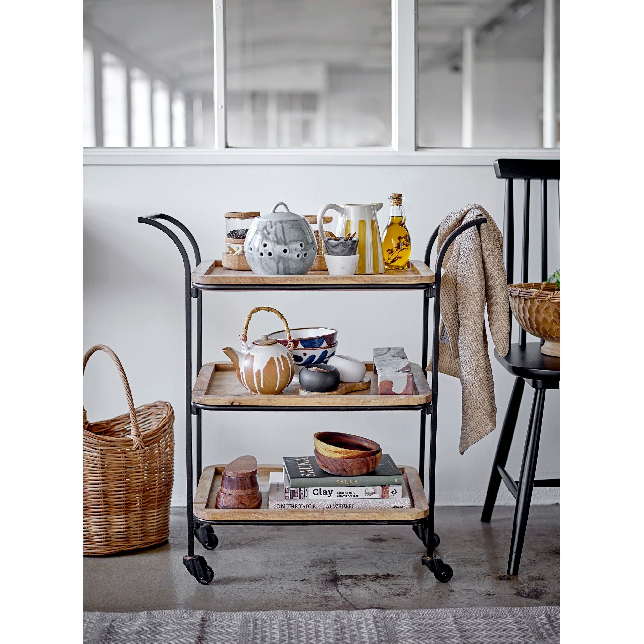 Creative Collection Camellia Skål, Blå, Porslin