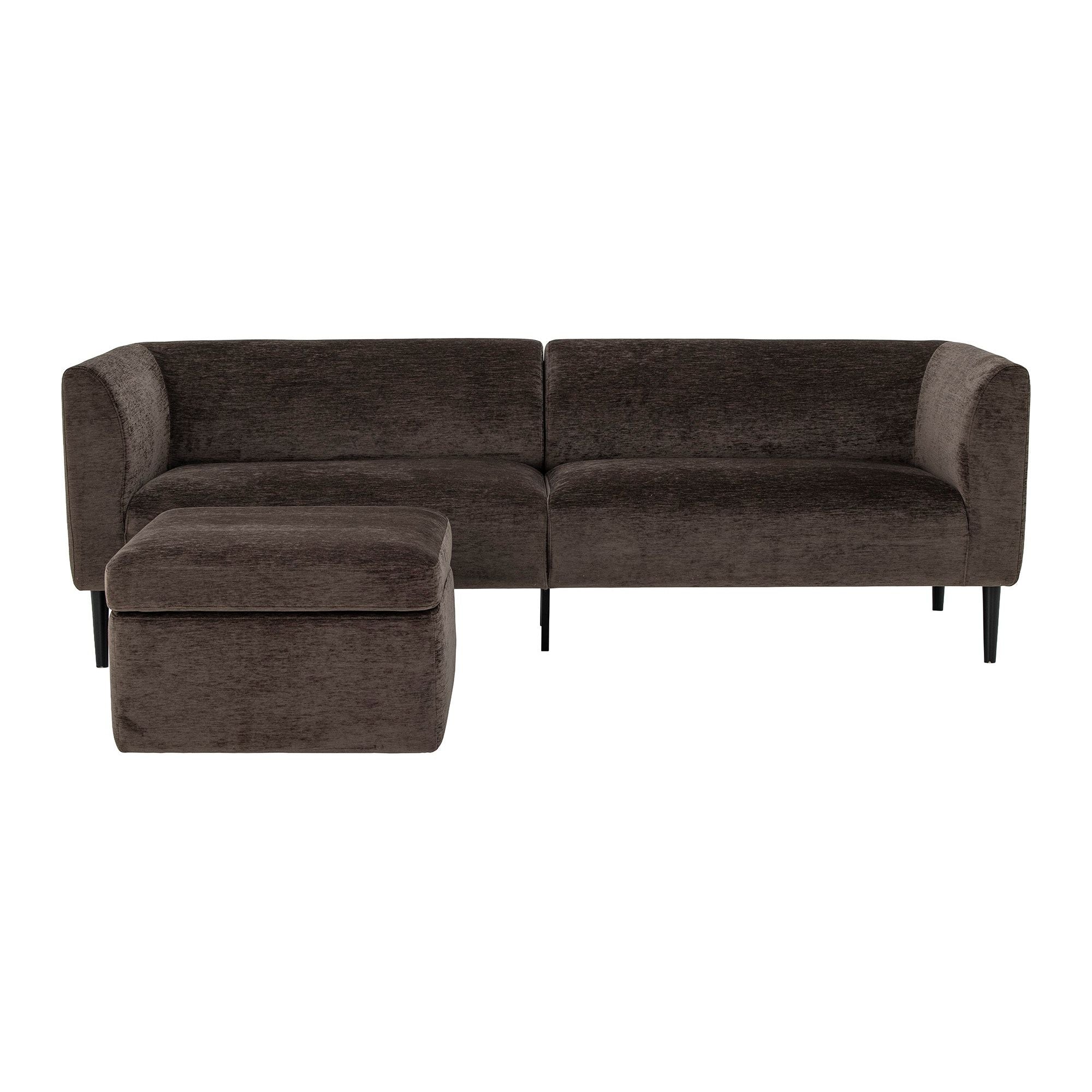 Bloomingville Lanna Soffa, Brun, FSC® Mix, Polyester
