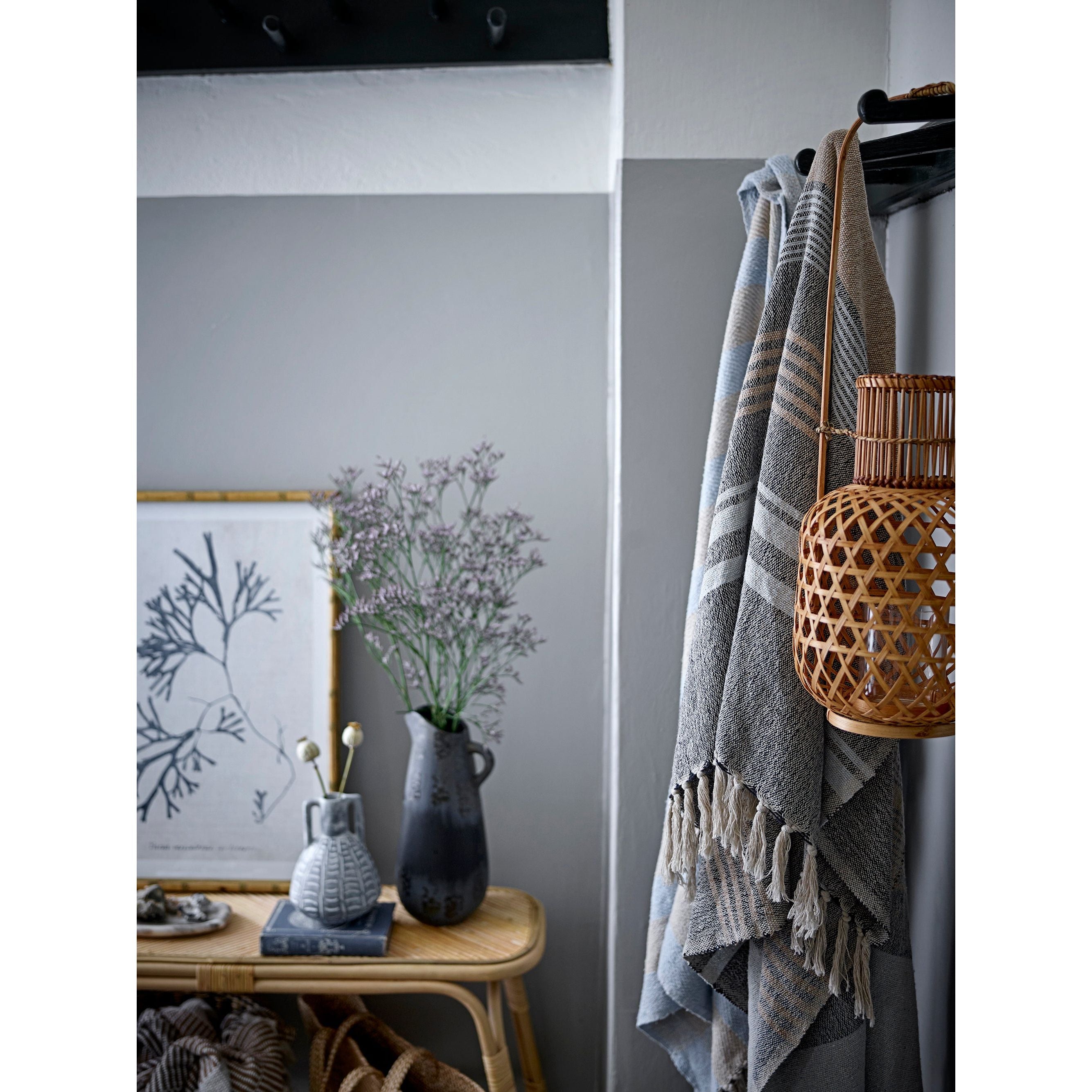 Creative Collection Khumo Vas, Svart, Stengods