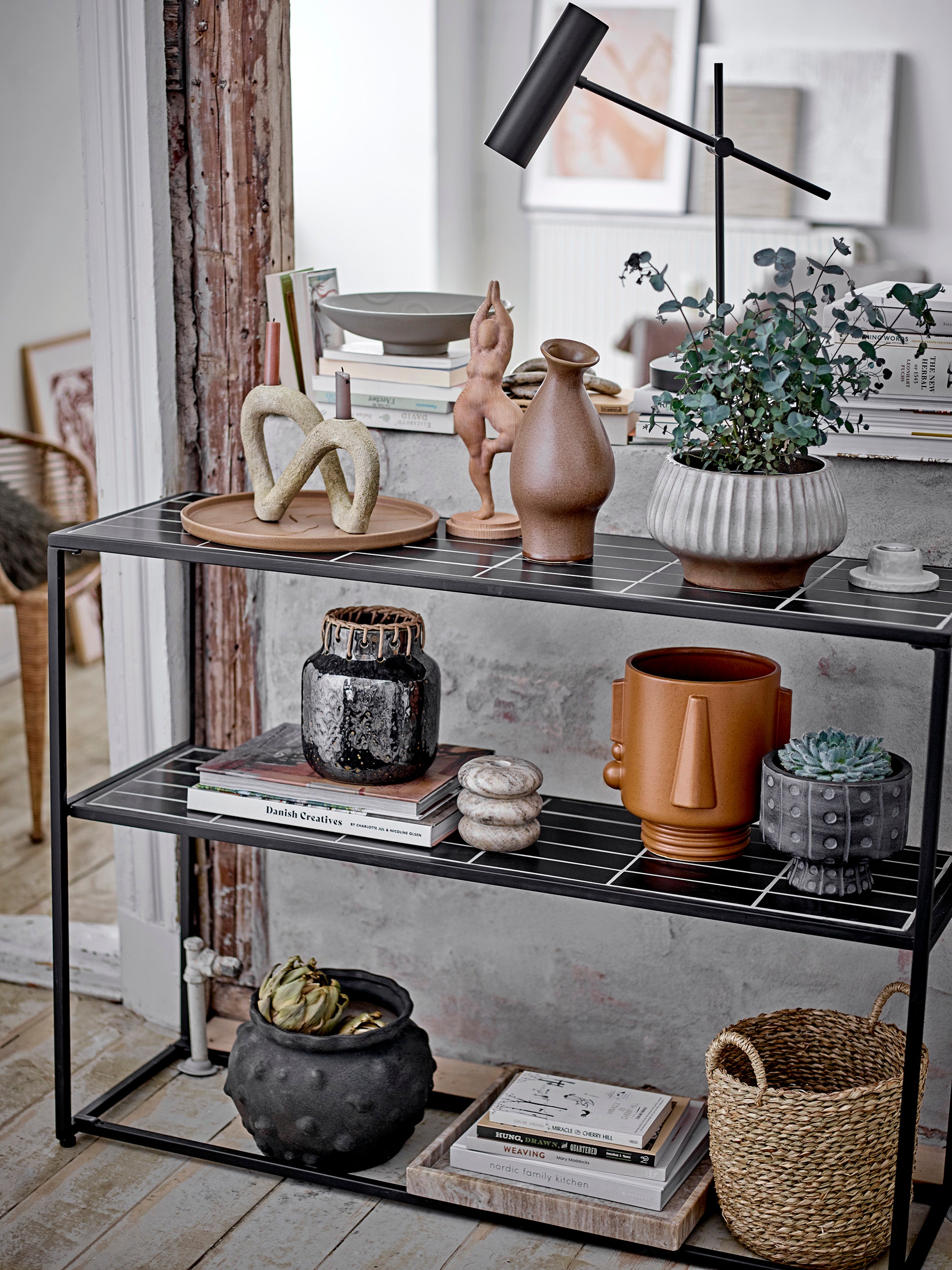 Bloomingville Majsa Bricka, Brun, Marmor