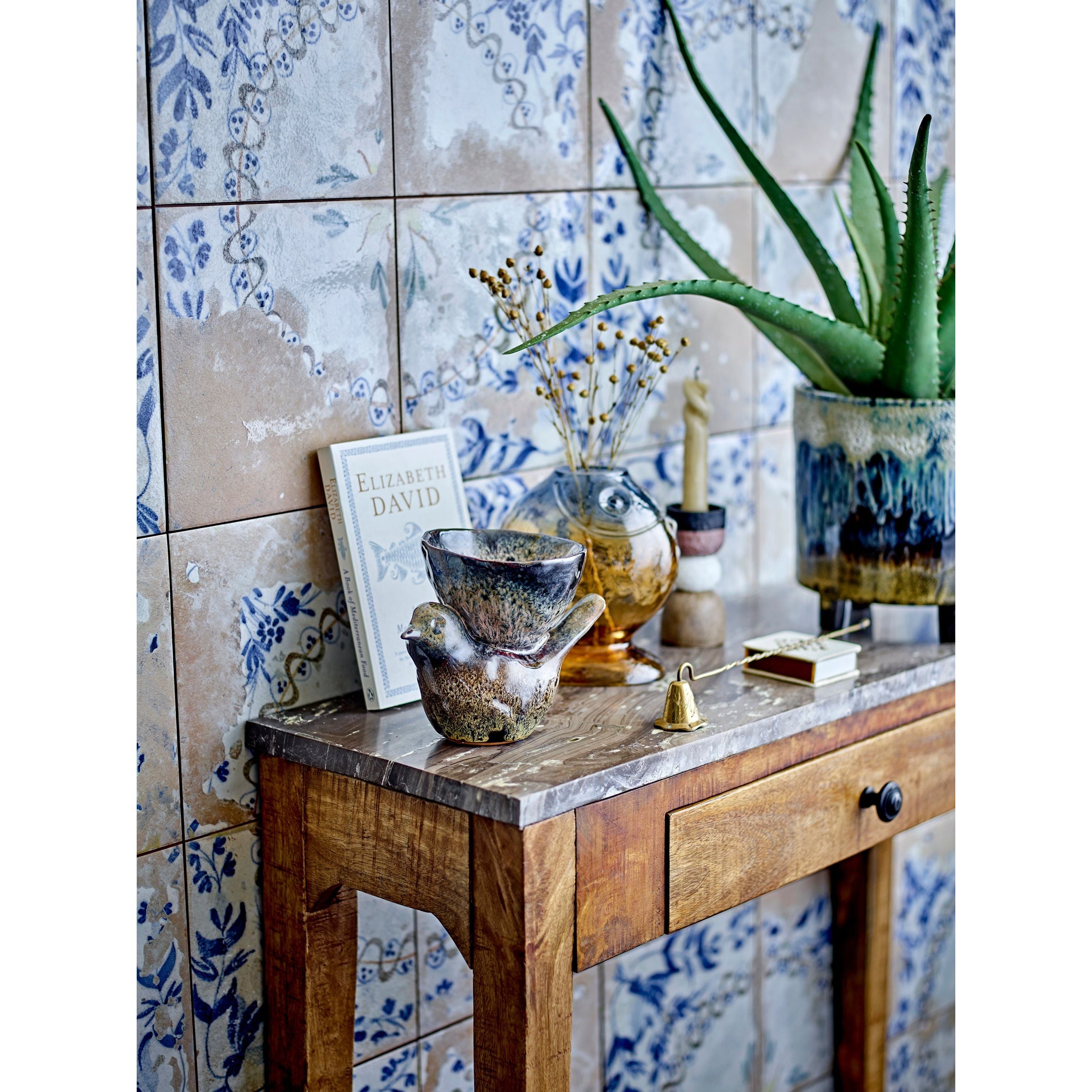 Creative Collection Marjun Votivljus, Brun, Polyresin