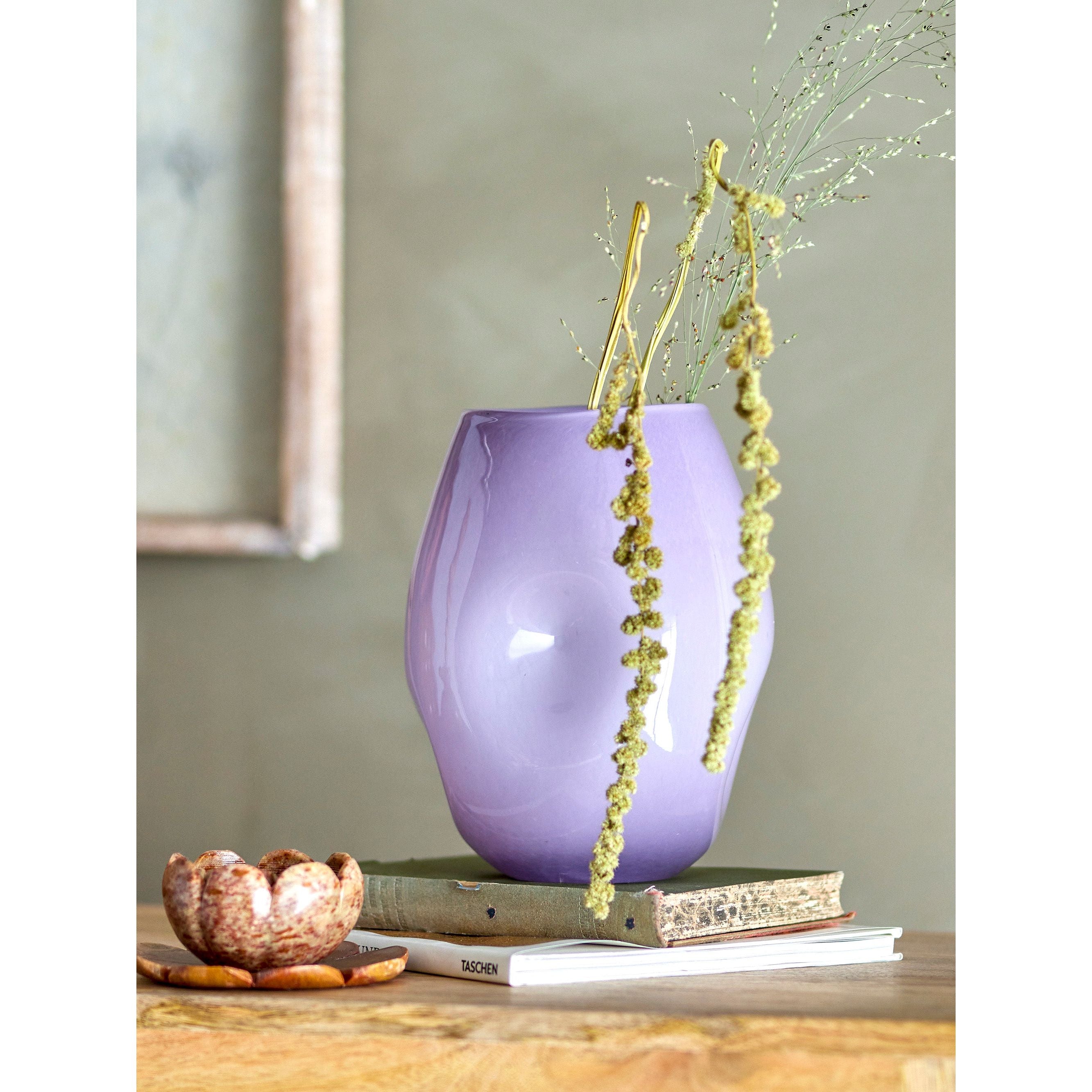 Creative Collection Lilac Vas, Lila, Glas