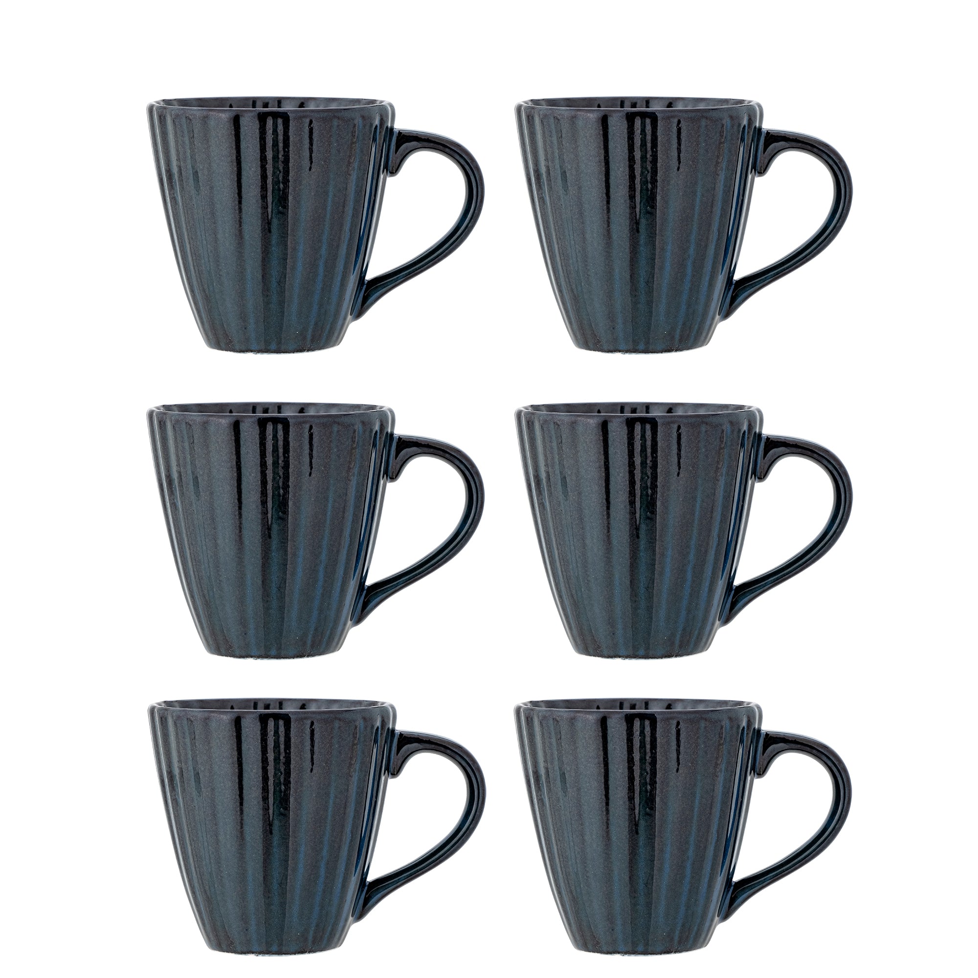 Bloomingville Latina Mugg. Flerpack, Blå, Stengods