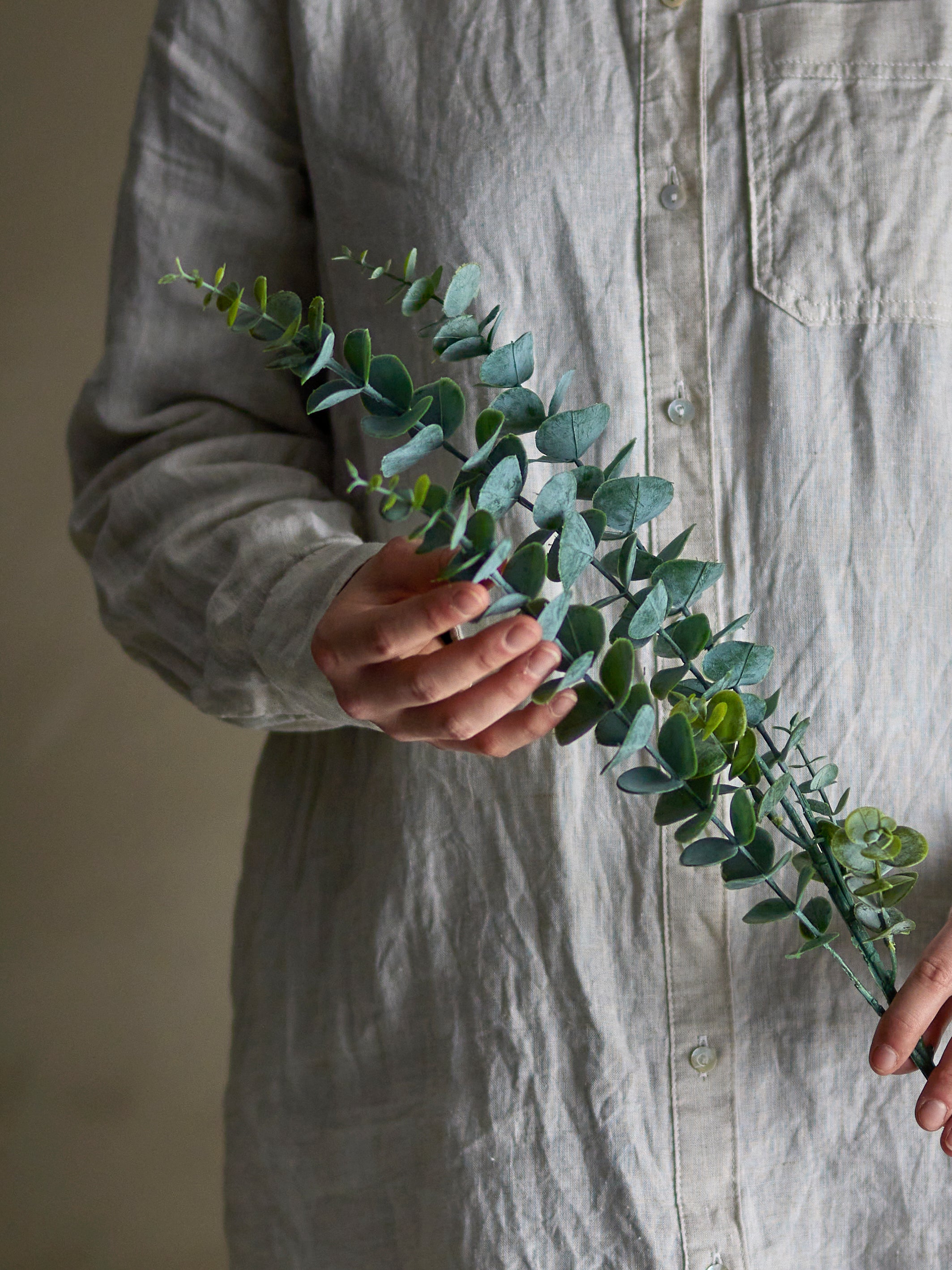 Bloomingville Eucalyptus Stjälk, Grön, Konstgjorda Blommor