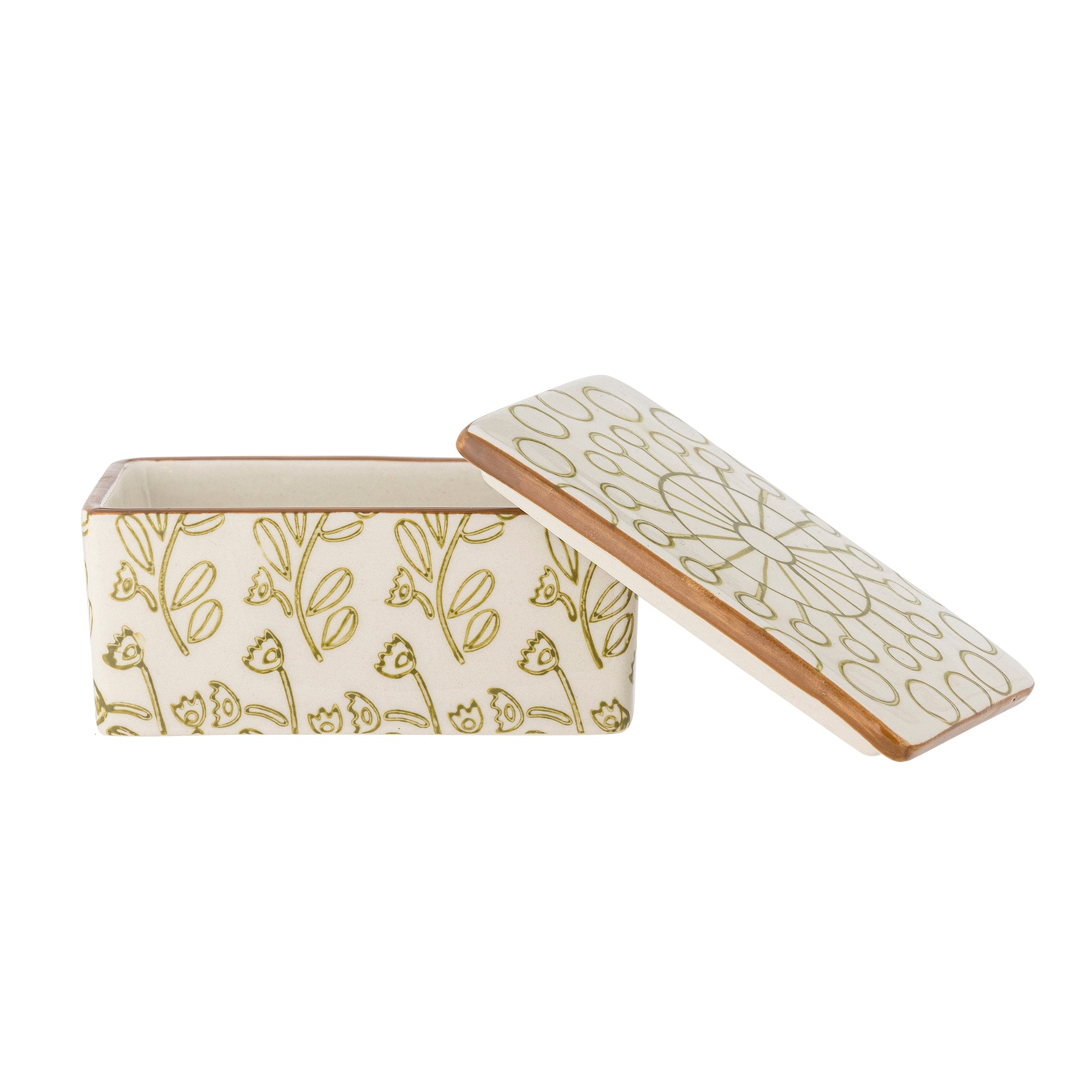 Creative Collection Maple Butter Box, Grön, Stengods