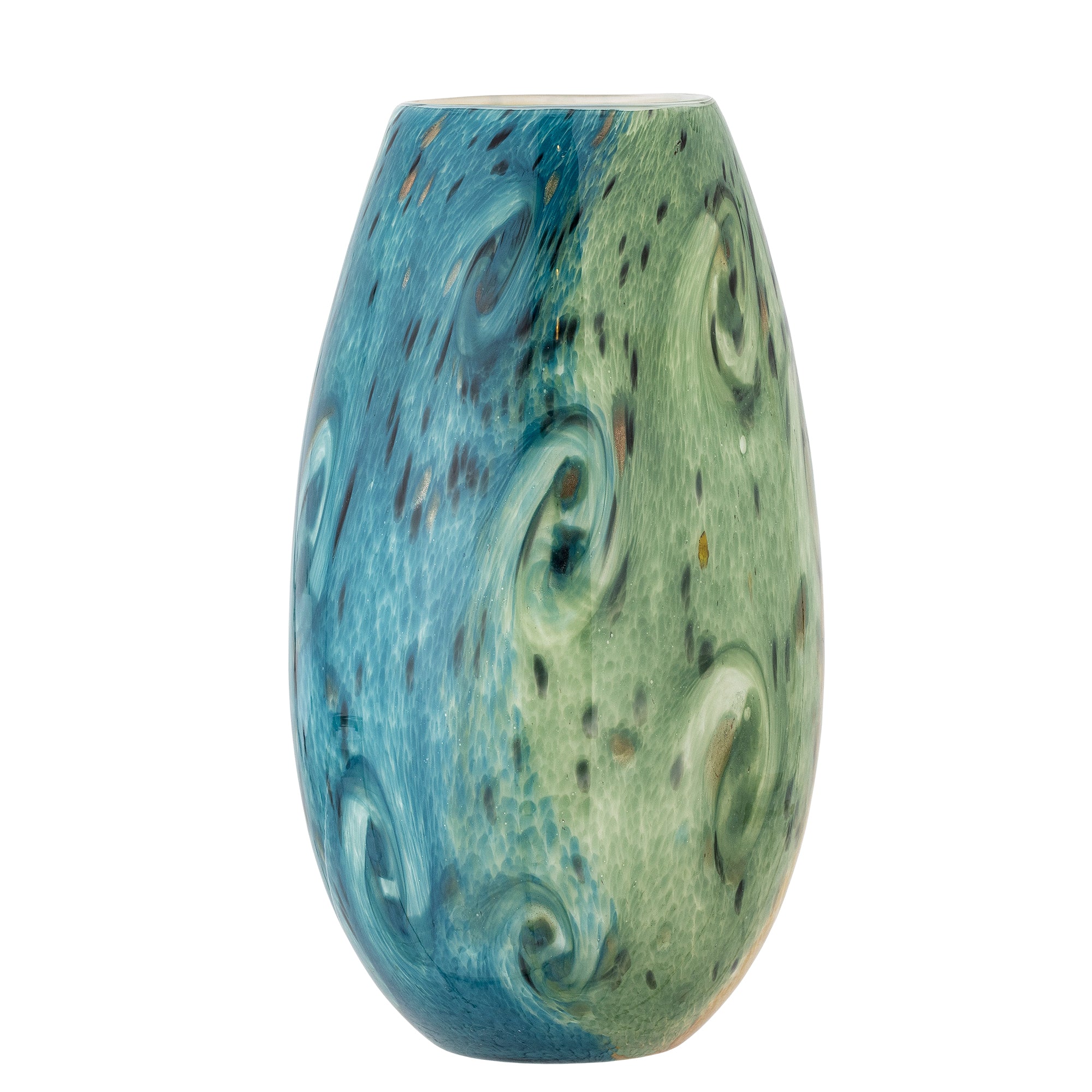 Creative Collection Kalian Vas, Blå, Glas