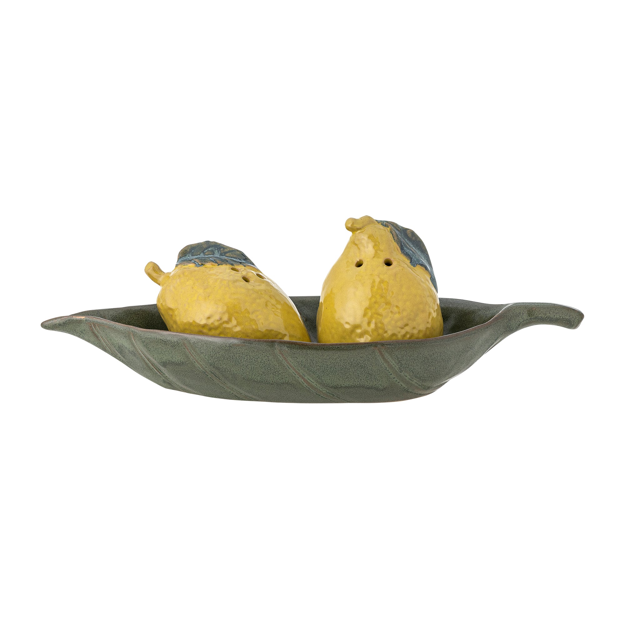 Creative Collection Limone Salt- & Pepparströare Set, Gul, Stengods