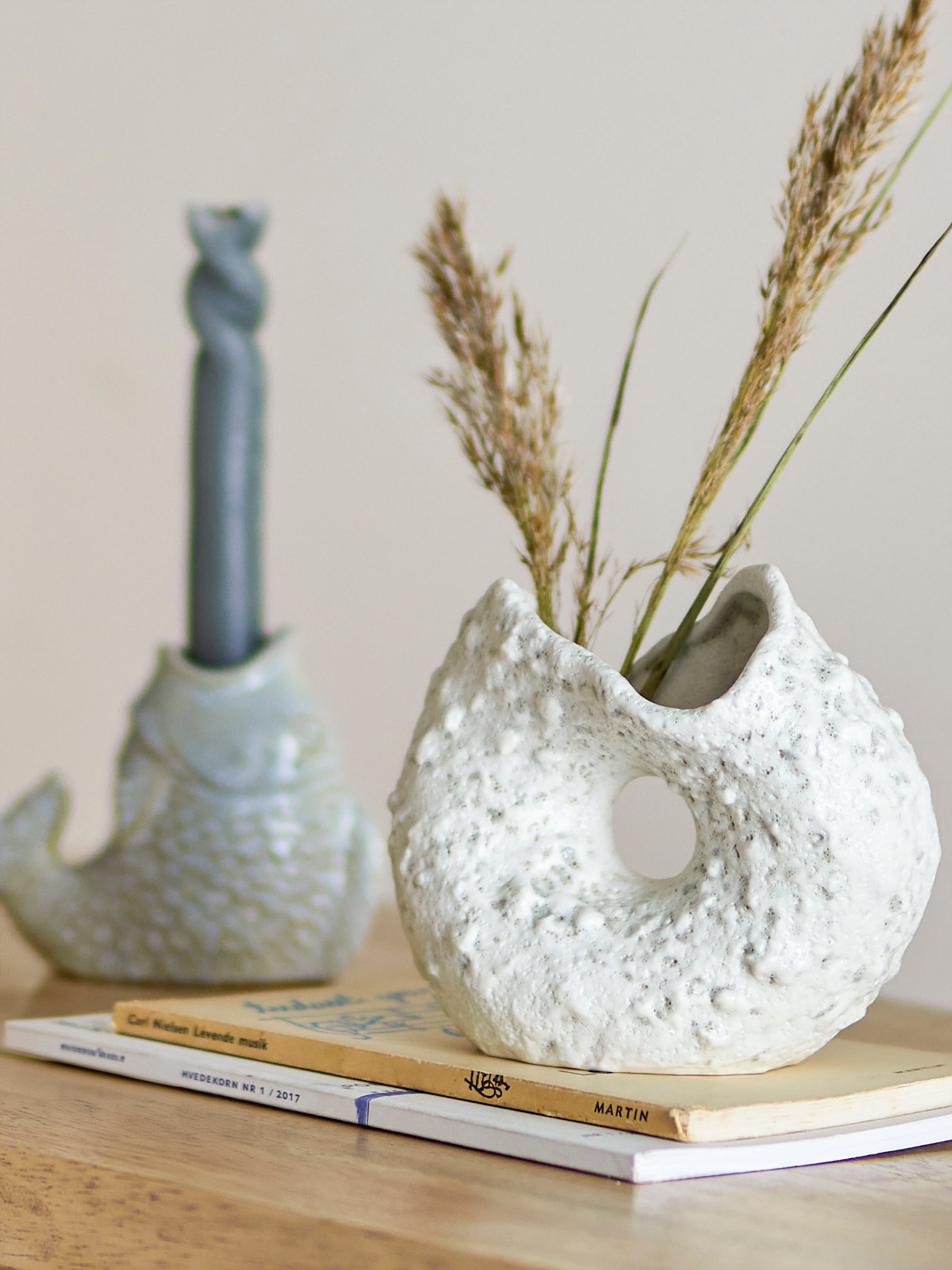 Creative Collection Fianna Vas, Vit, Stengods