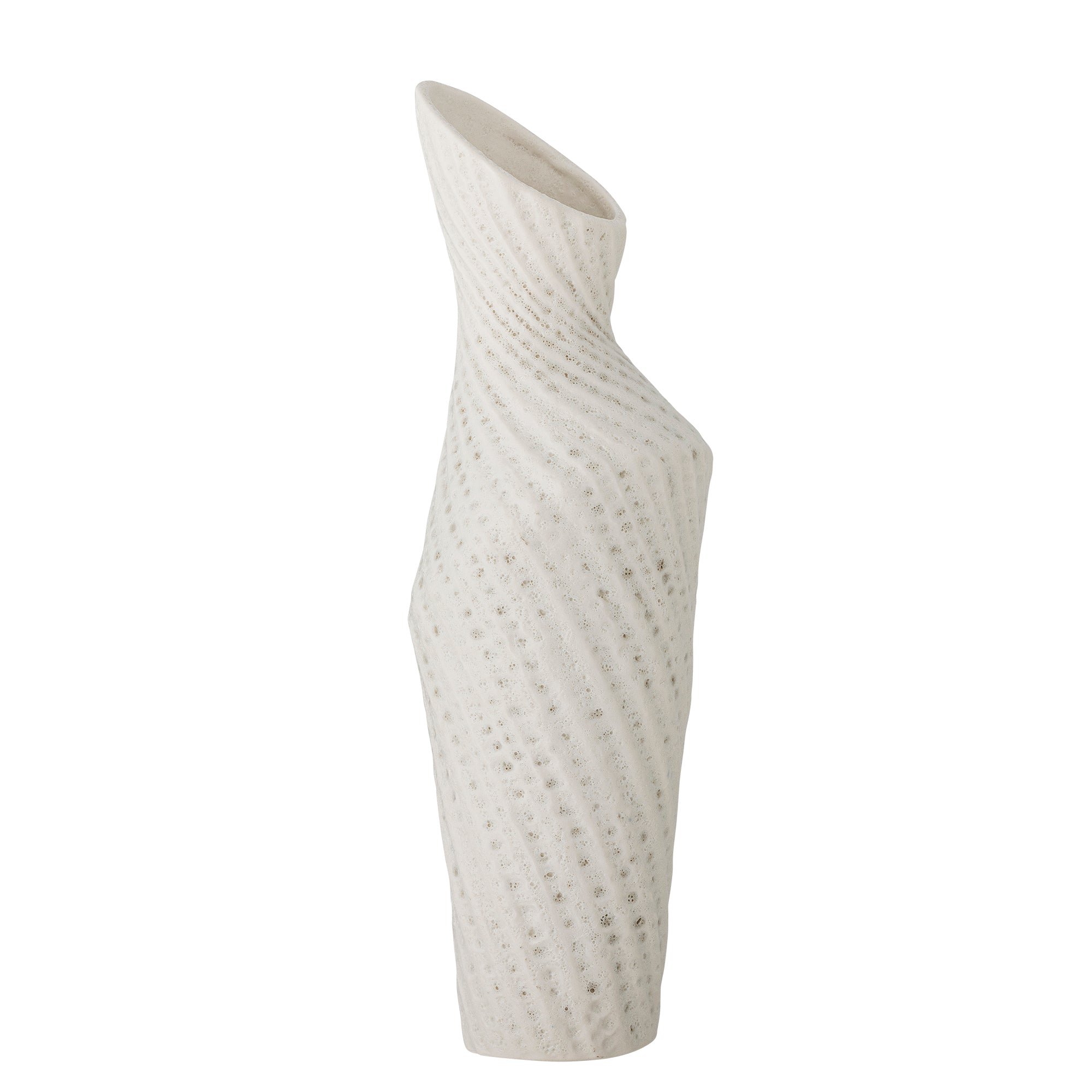 Creative Collection Fikla Vas, Vit, Stengods