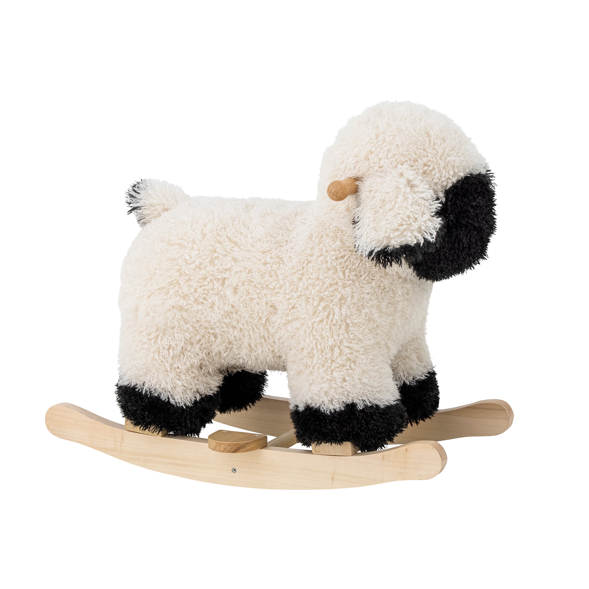 Bloomingville Mini Dolly Gunghäst, Får, Vit, Polyester