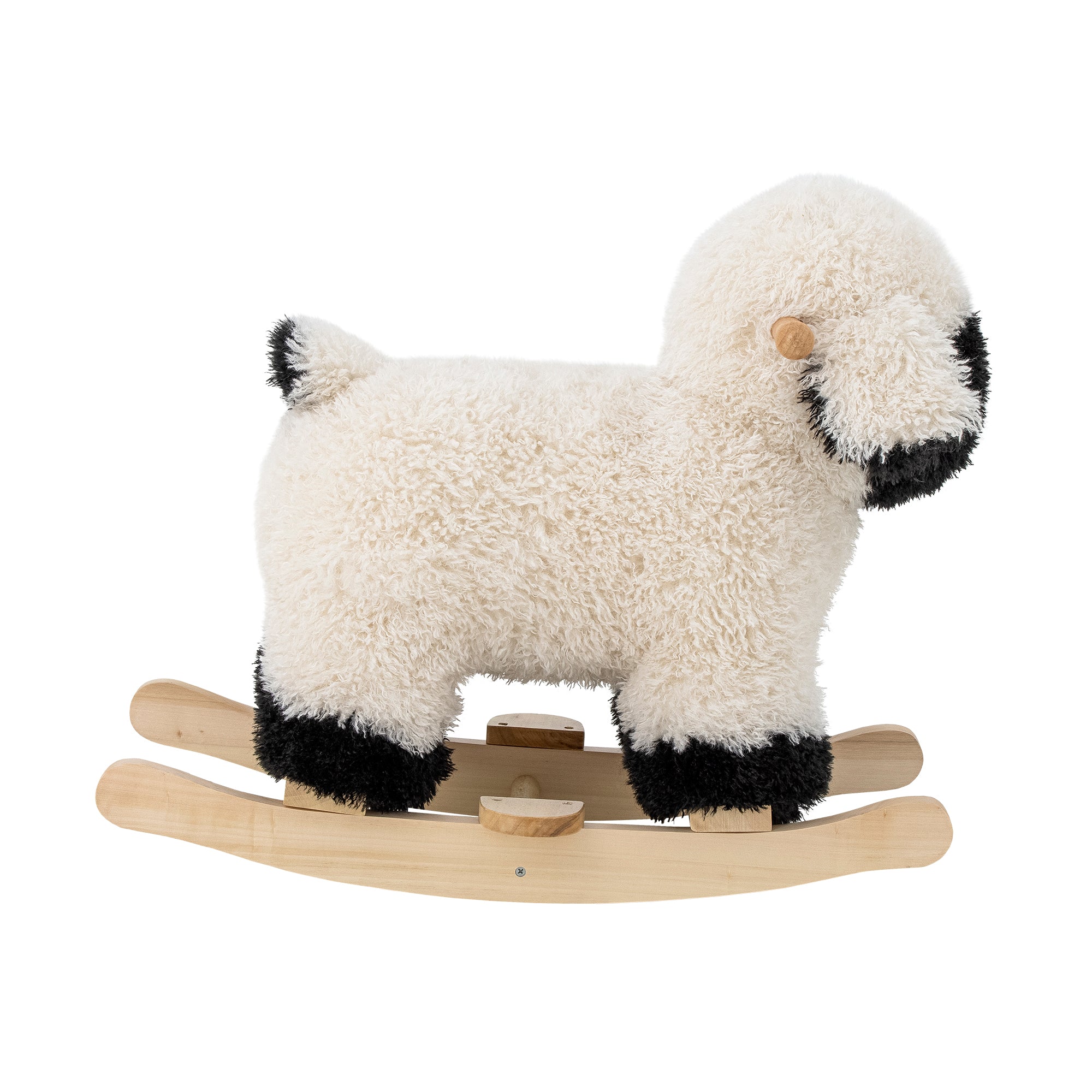 Bloomingville Mini Dolly Gunghäst, Får, Vit, Polyester