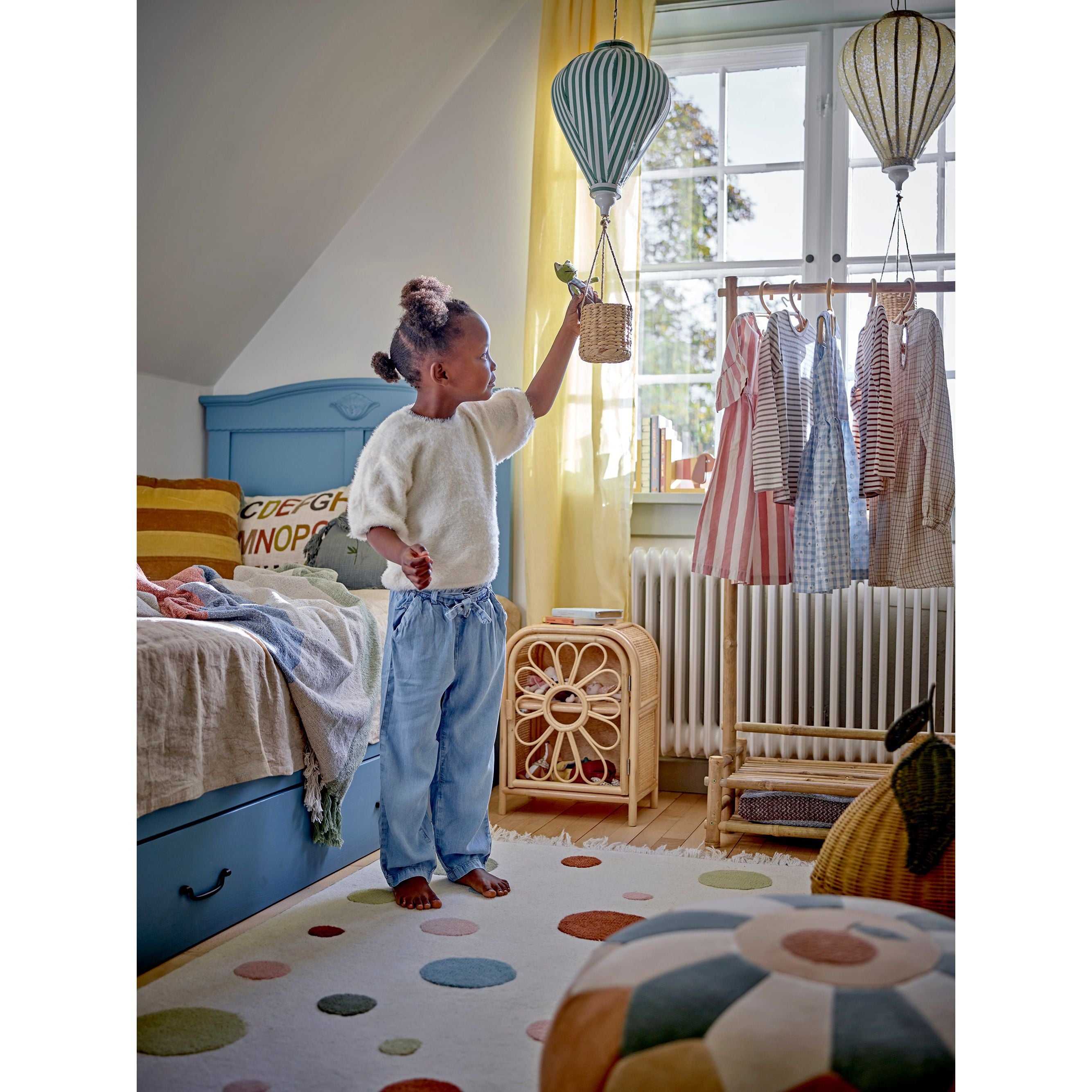 Bloomingville Mini Clennie Matta, Natur, Ull