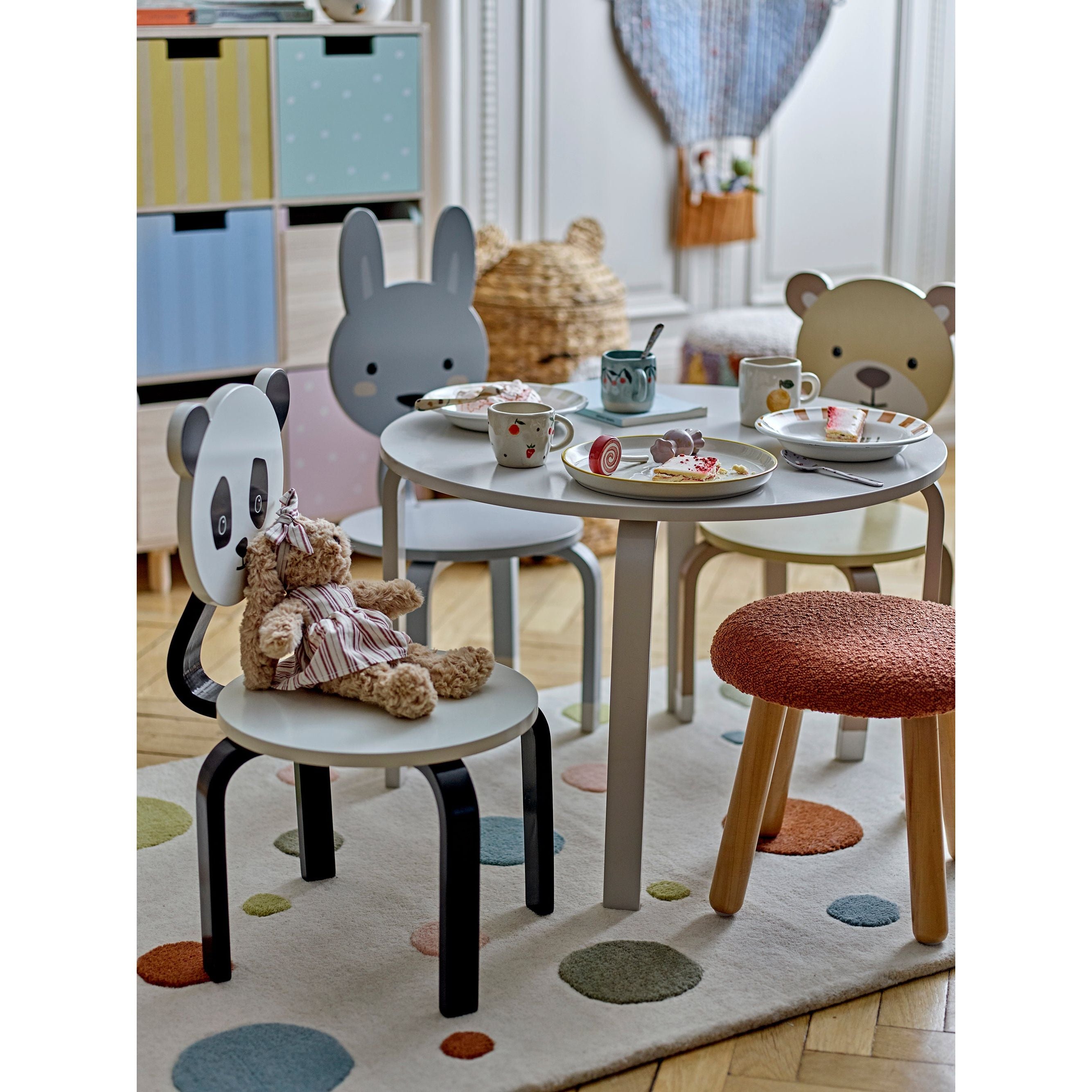 Bloomingville Mini Clennie Matta, Natur, Ull