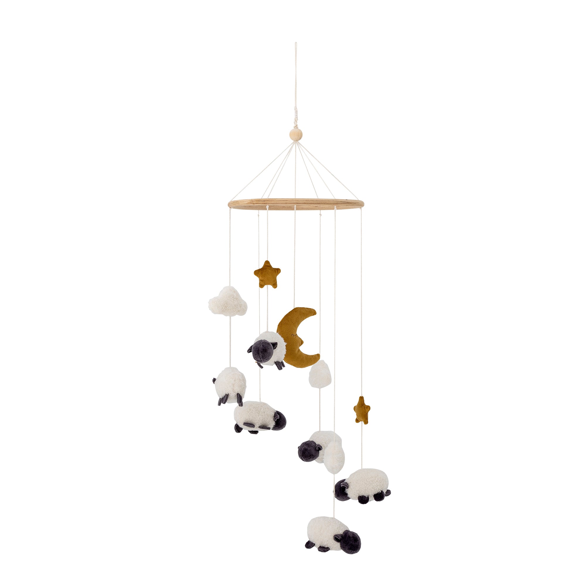 Bloomingville Mini Dolly Mobil, Vit, Polyester