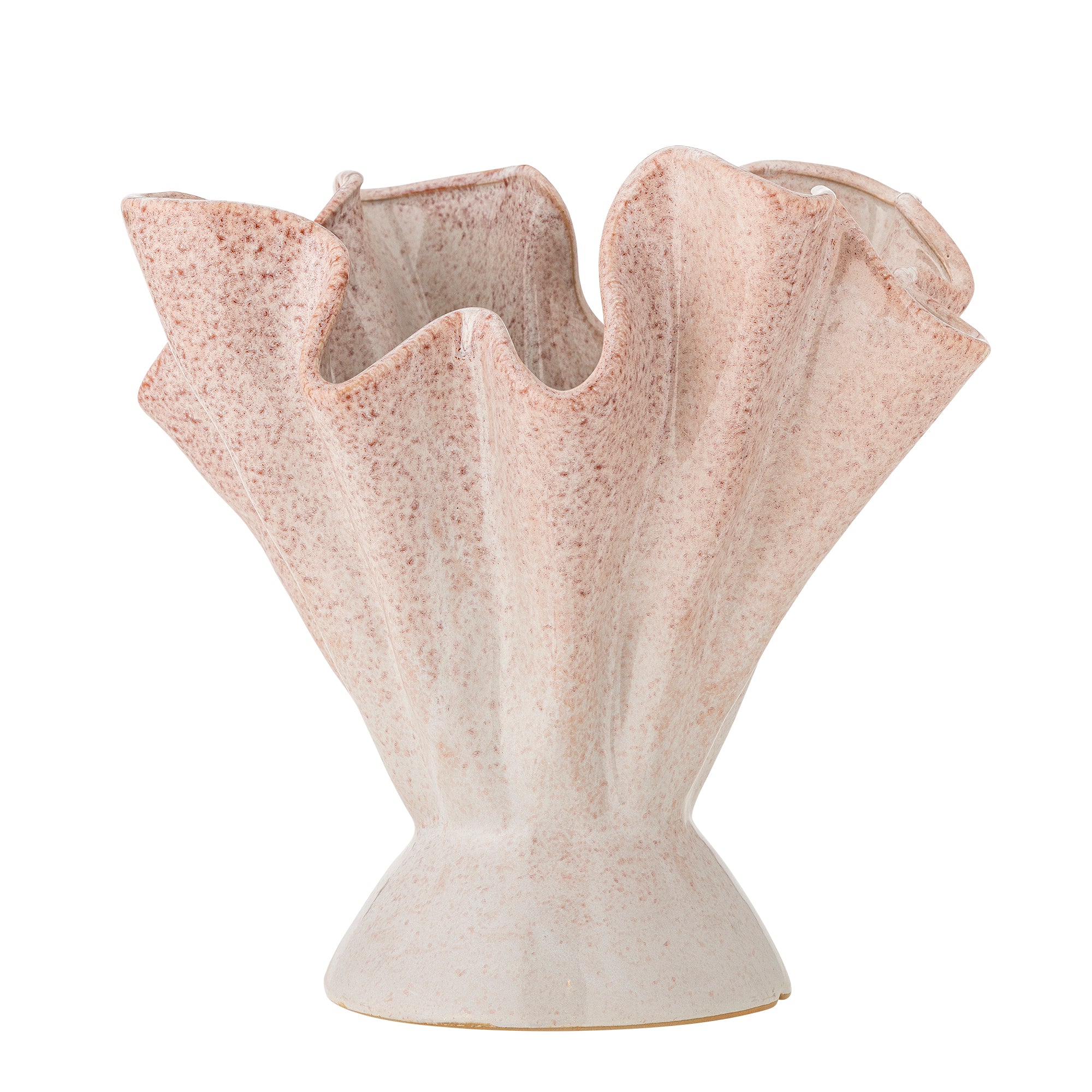 Bloomingville Plier Vas, Rosa, Stengods