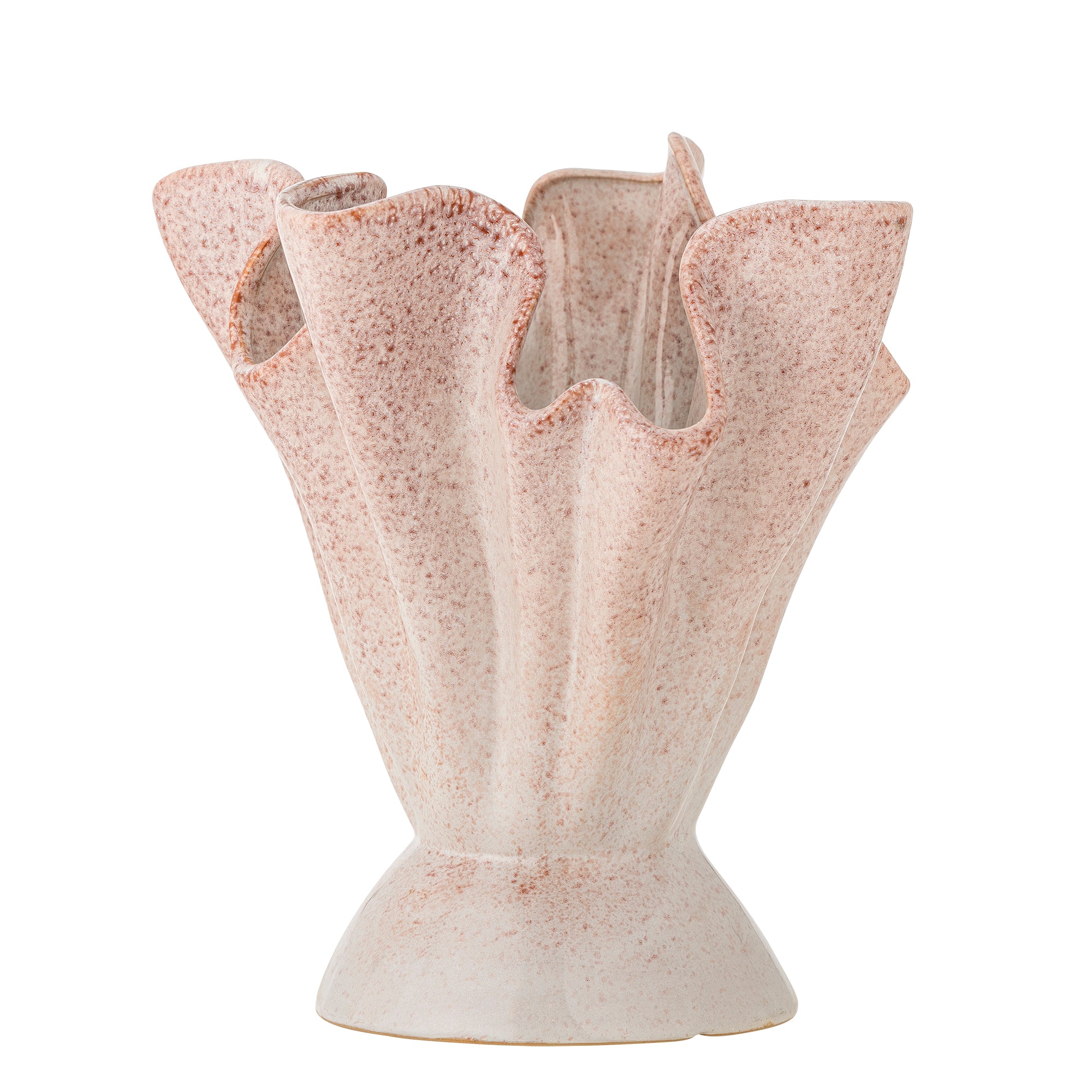 Bloomingville Plier Vas, Rosa, Stengods