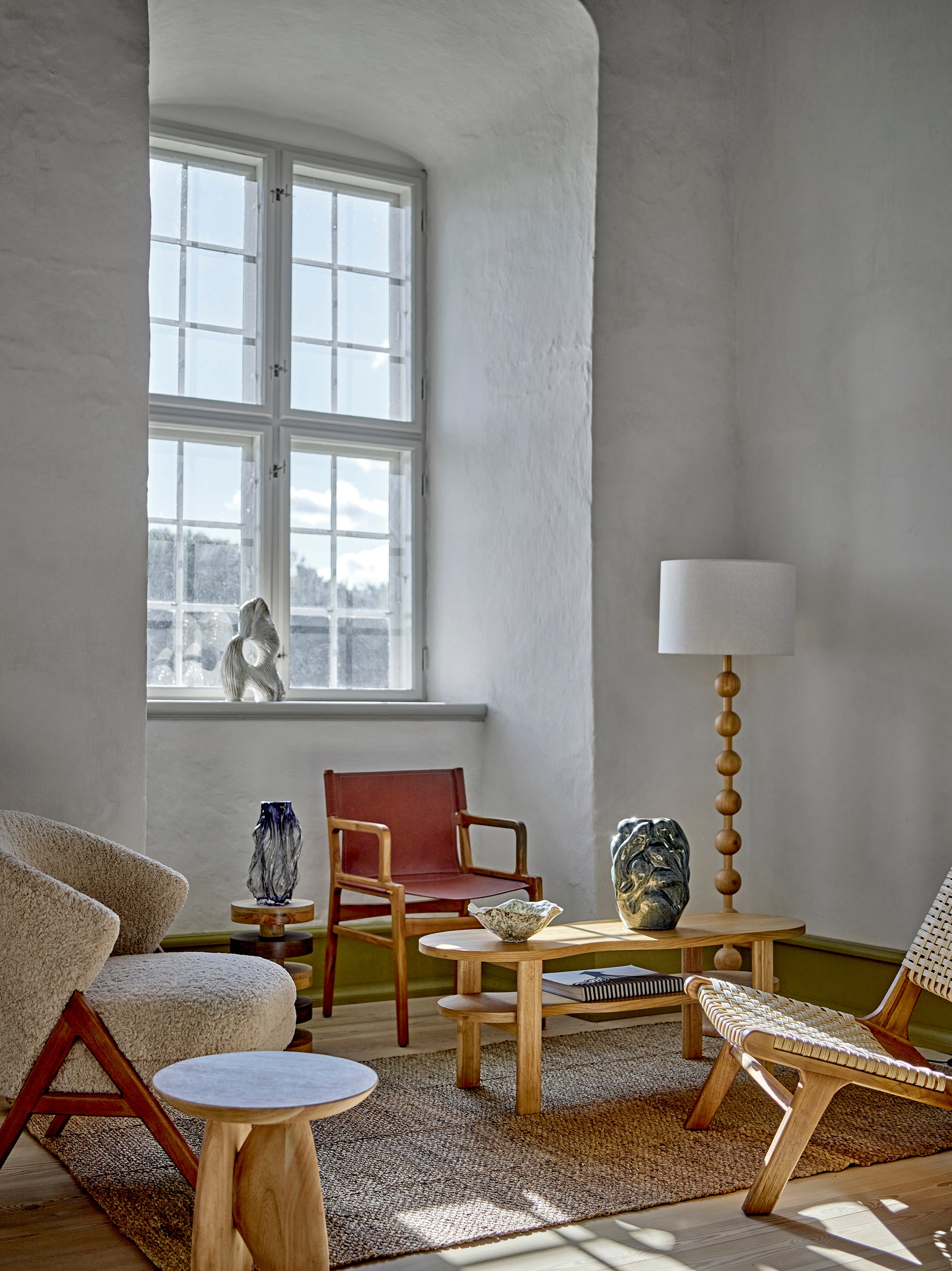 Bloomingville Vuelle Vas, Grå, Stengods