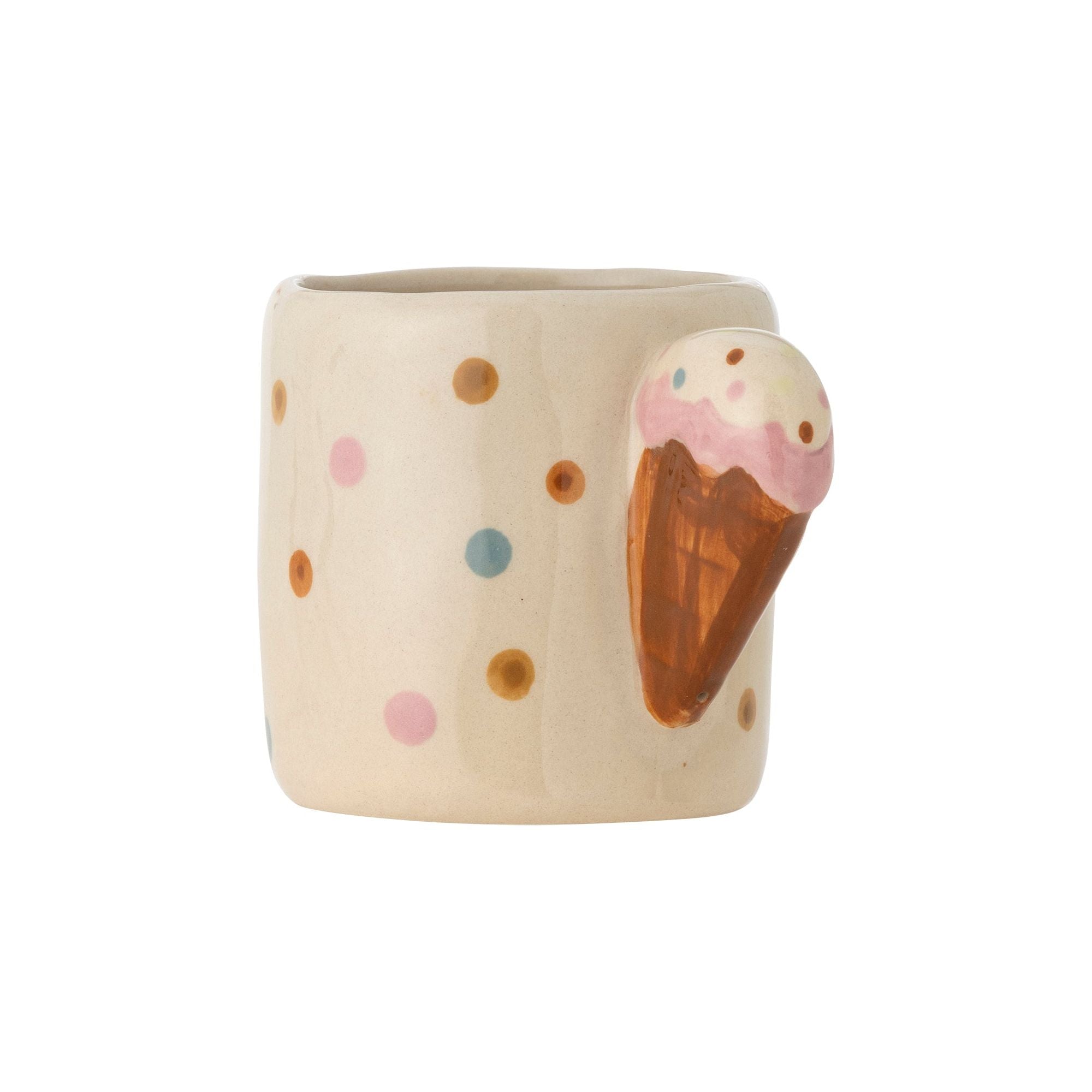 Bloomingville Mini Creamy Kopp, Natur, Stengods