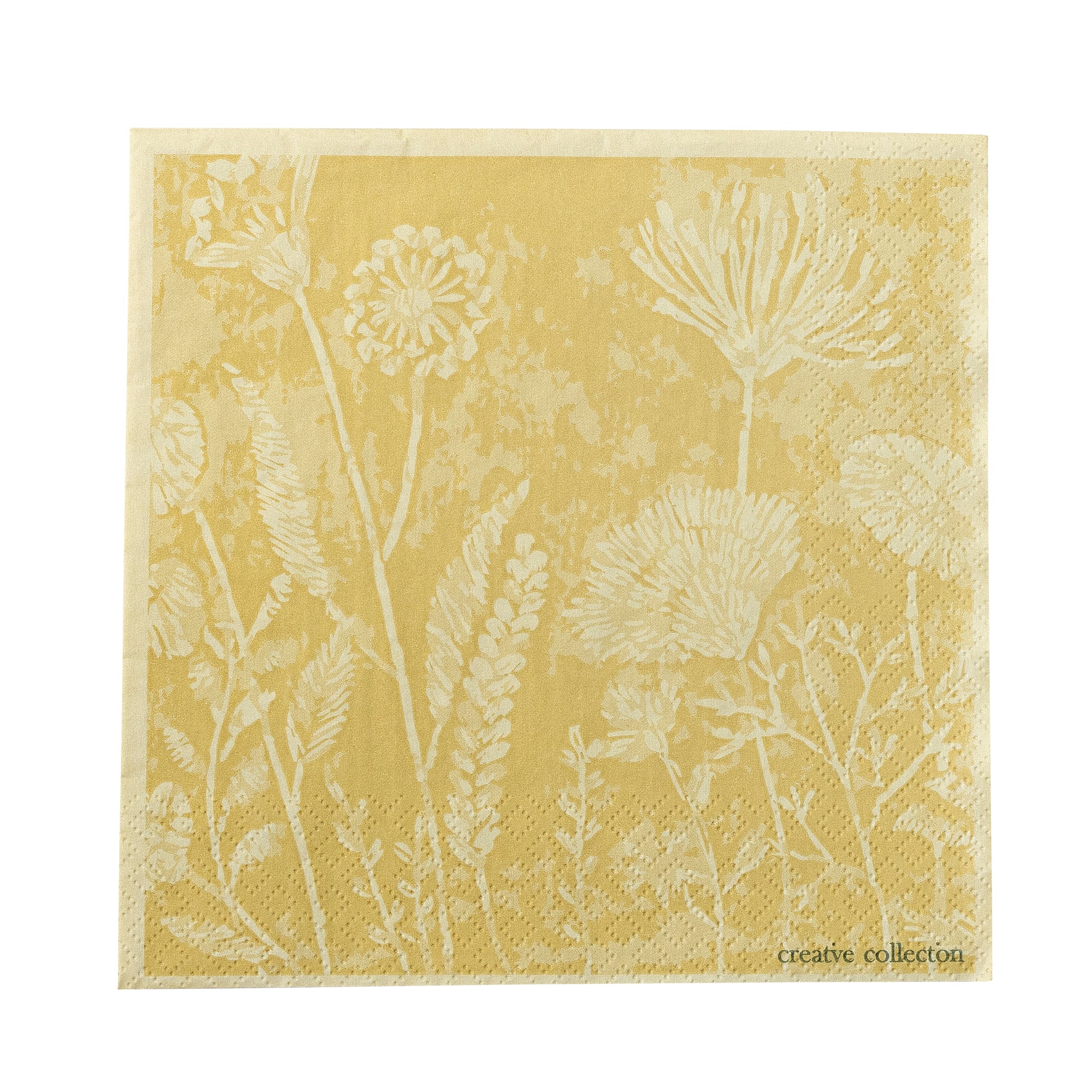 Creative Collection Faustina Servett, Gul, FSC® Mix, Papper