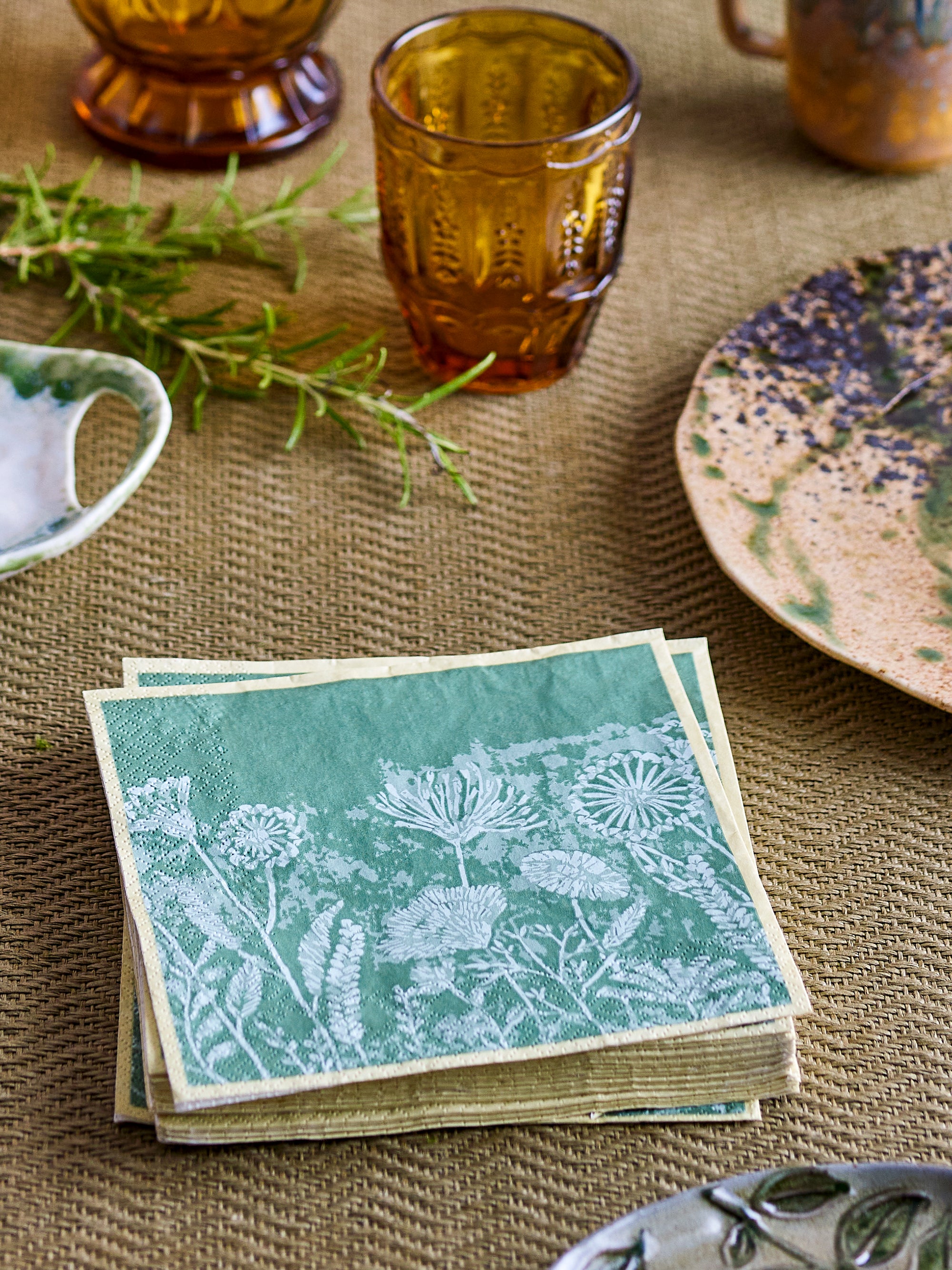 Creative Collection Faustina Servett, Gul, FSC® Mix, Papper