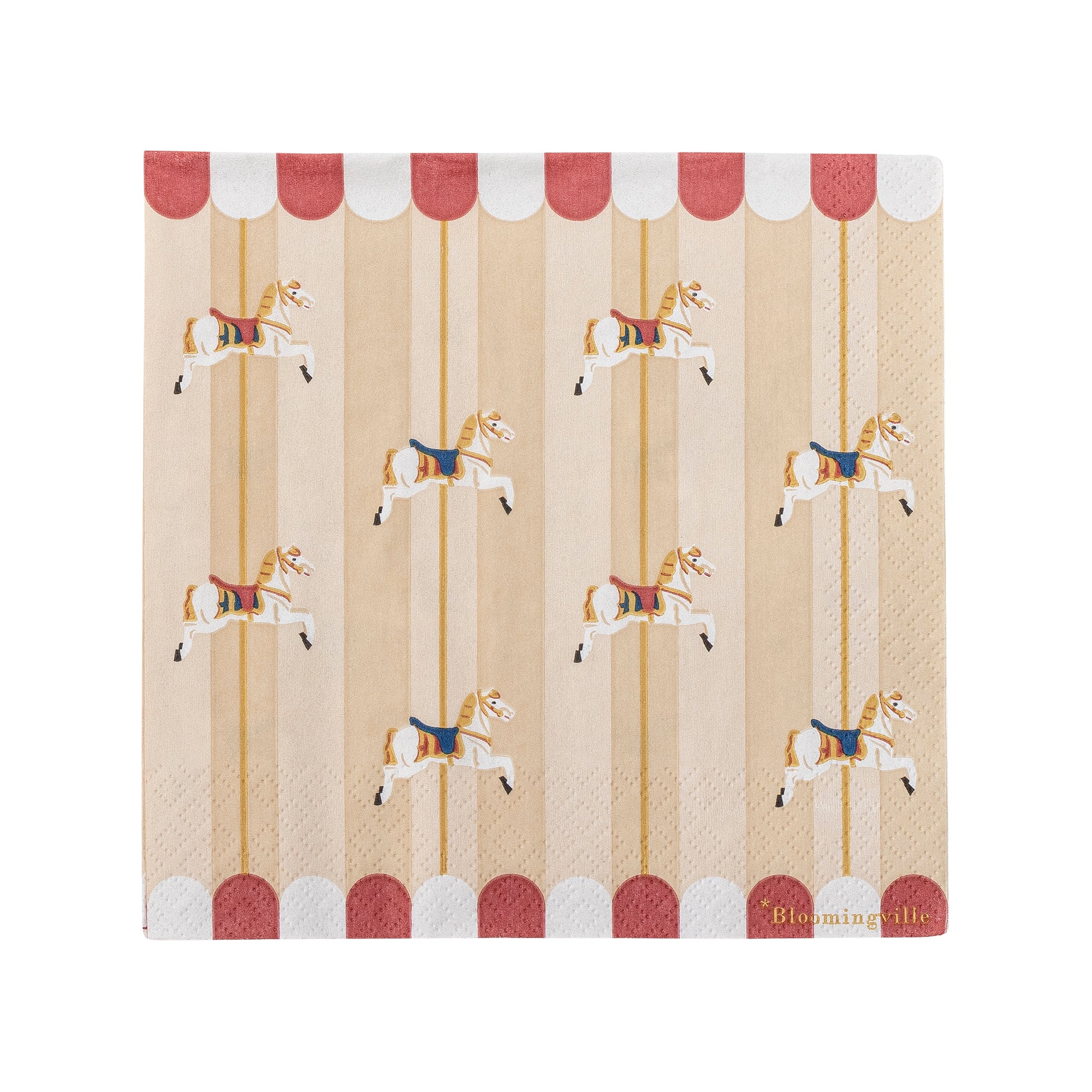 Bloomingville Merry-go-round Servett, Flerfärgad, FSC®Mix, Papper