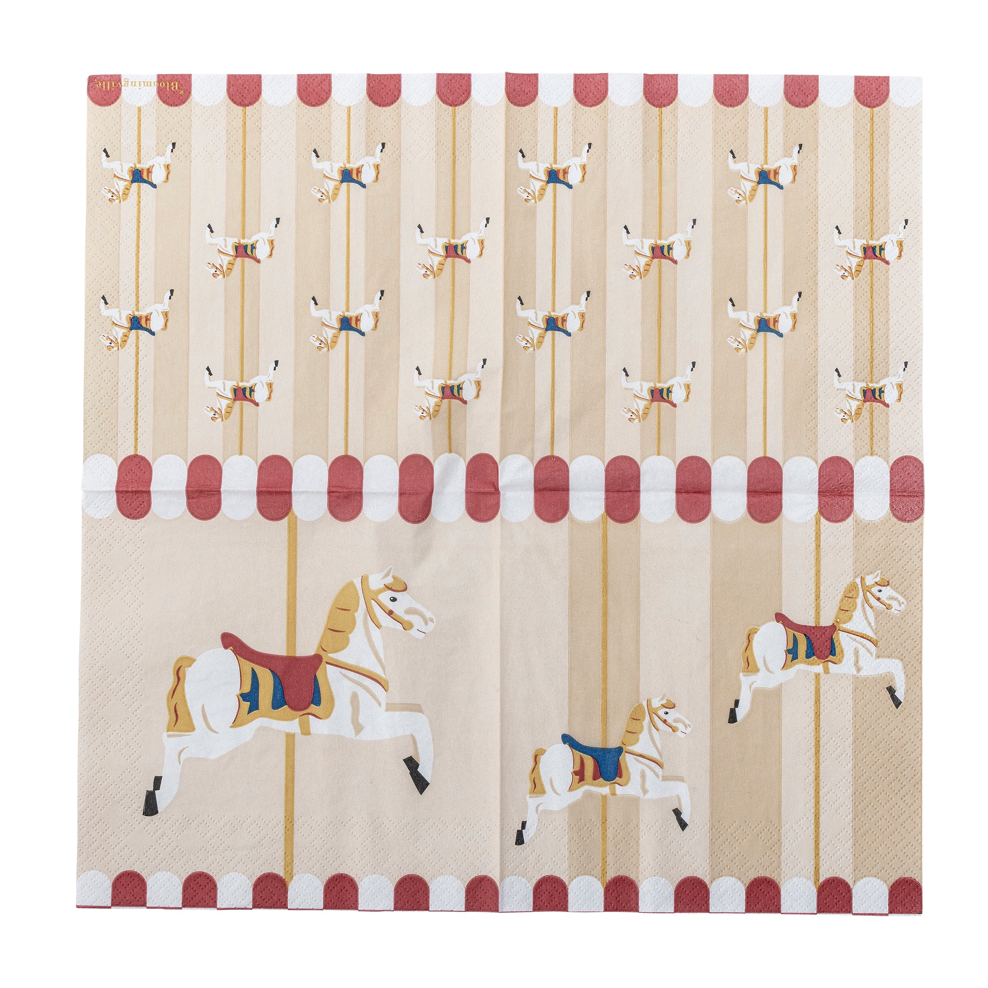 Bloomingville Merry-go-round Servett, Flerfärgad, FSC®Mix, Papper