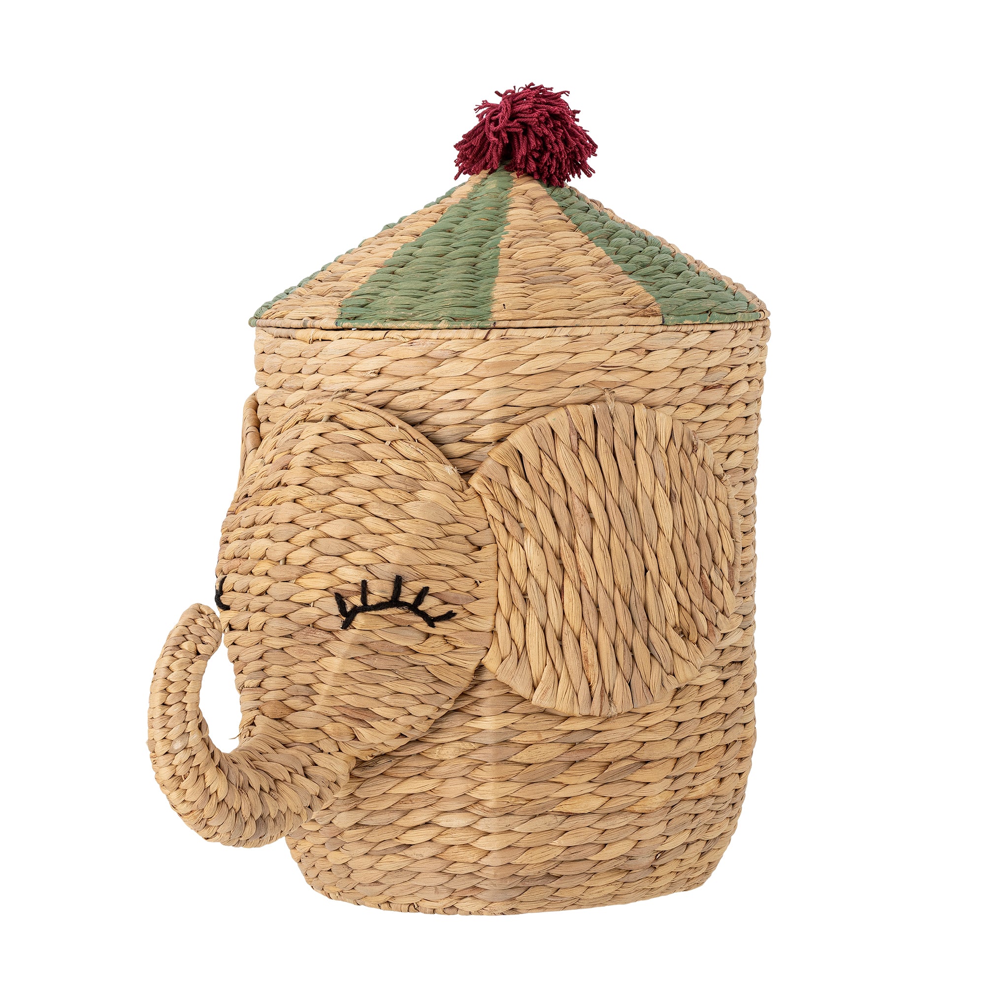 Bloomingville Mini Bobo Korg med Lock, Natur, Vattenhyacint