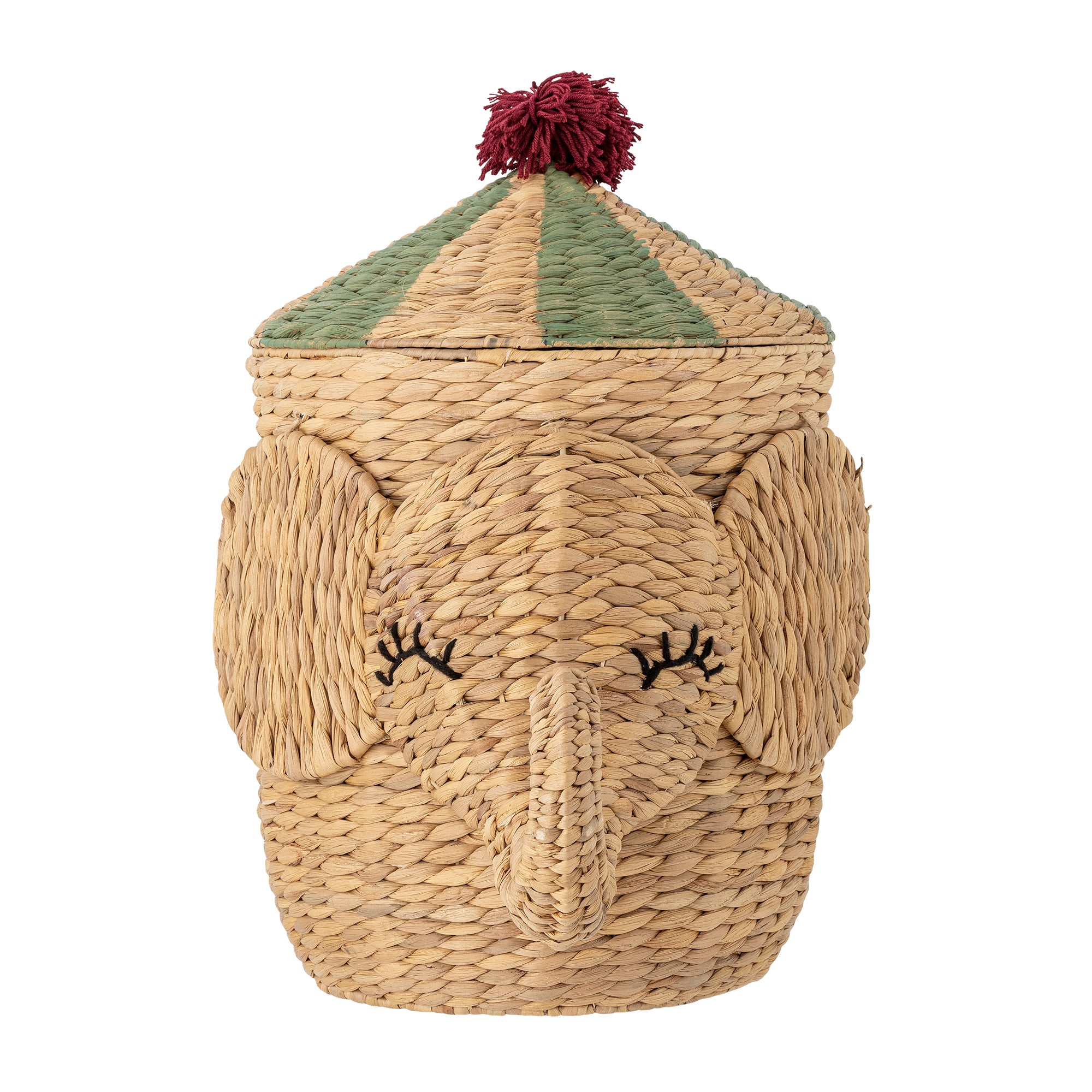 Bloomingville Mini Bobo Korg med Lock, Natur, Vattenhyacint