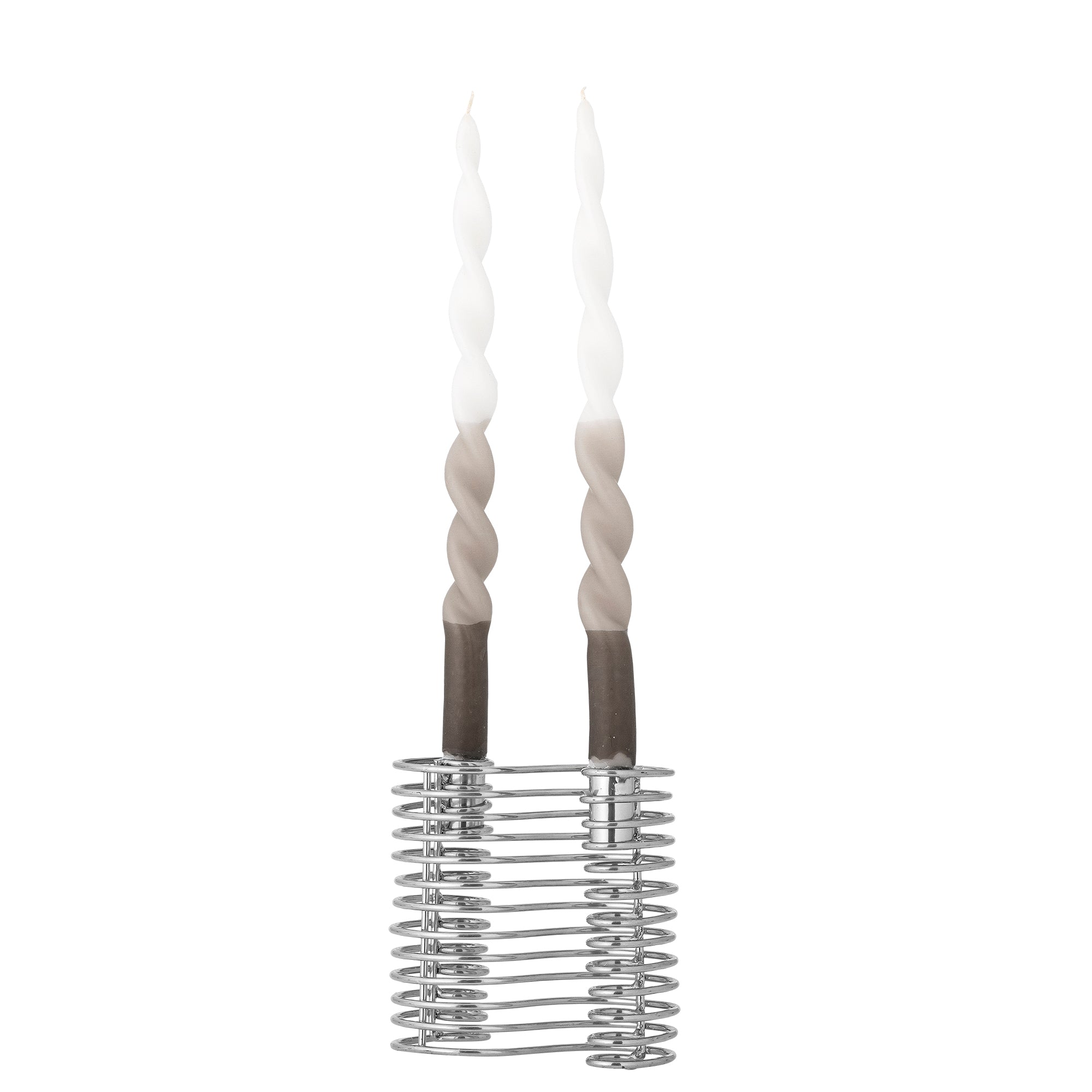 Bloomingville Wavela Ljusstake, Silver, Järn