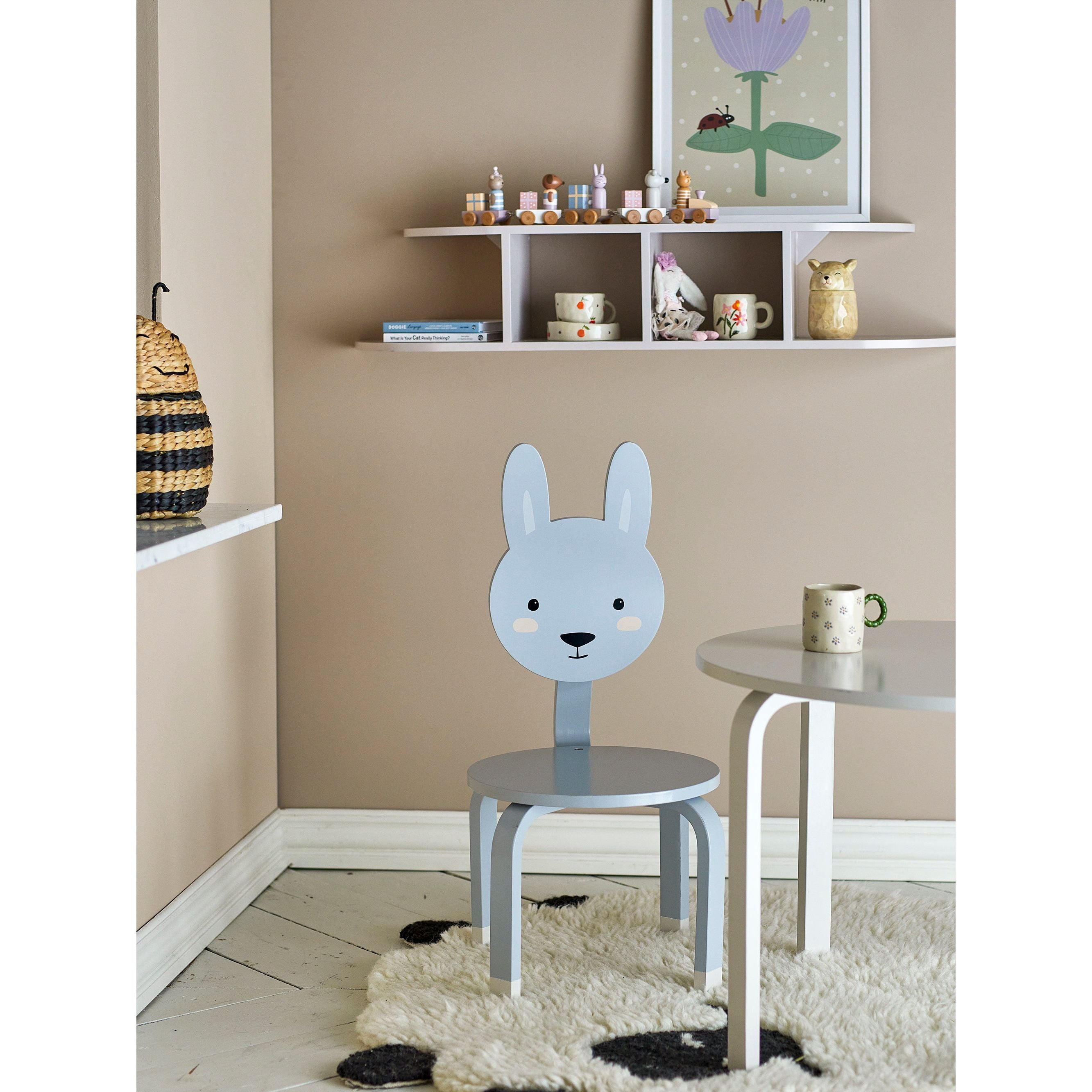 Bloomingville Mini Marle Stol, Grå, MDF