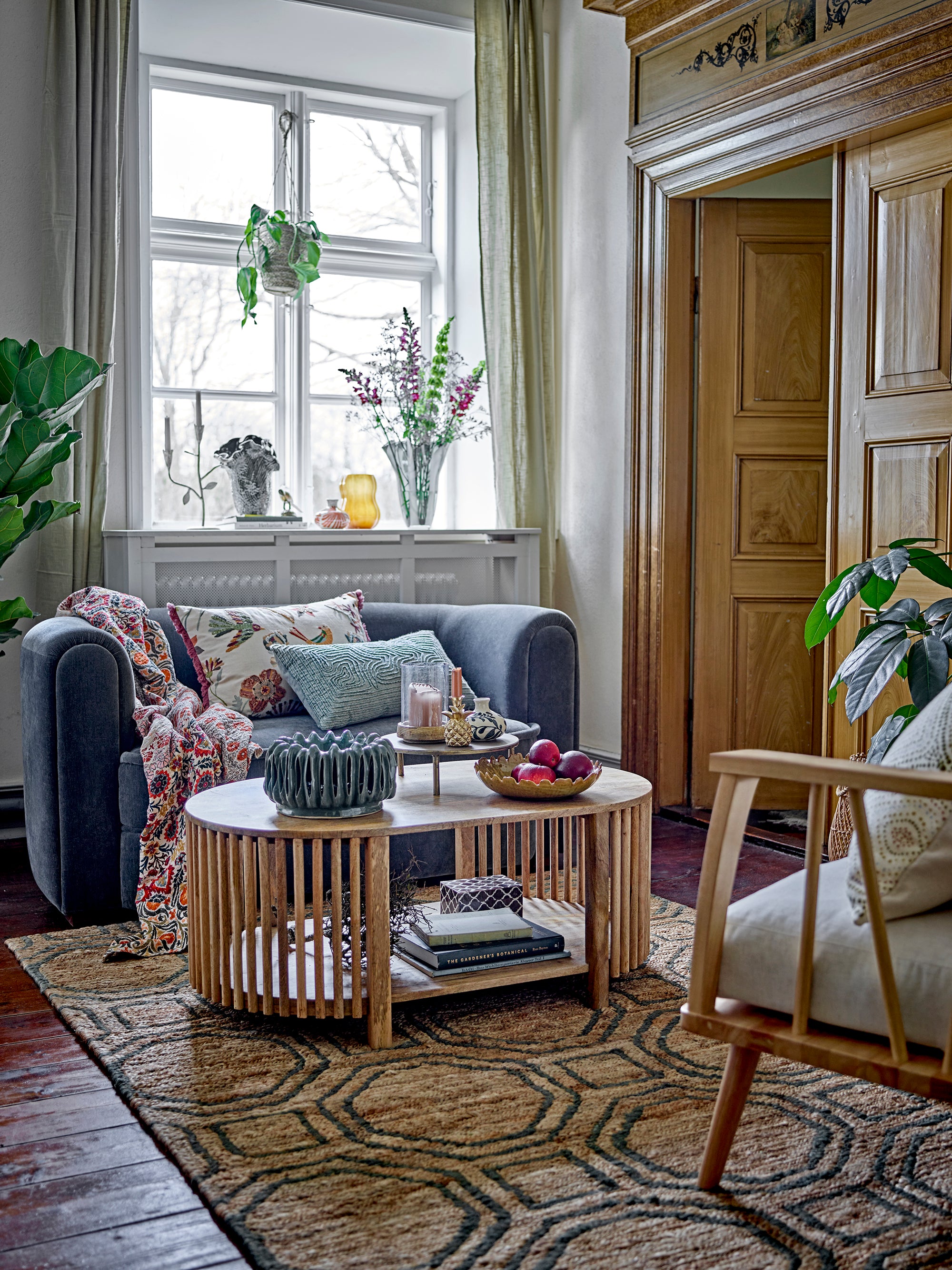 Creative Collection Malala Soffa, Blå, Återvunnet Polyester