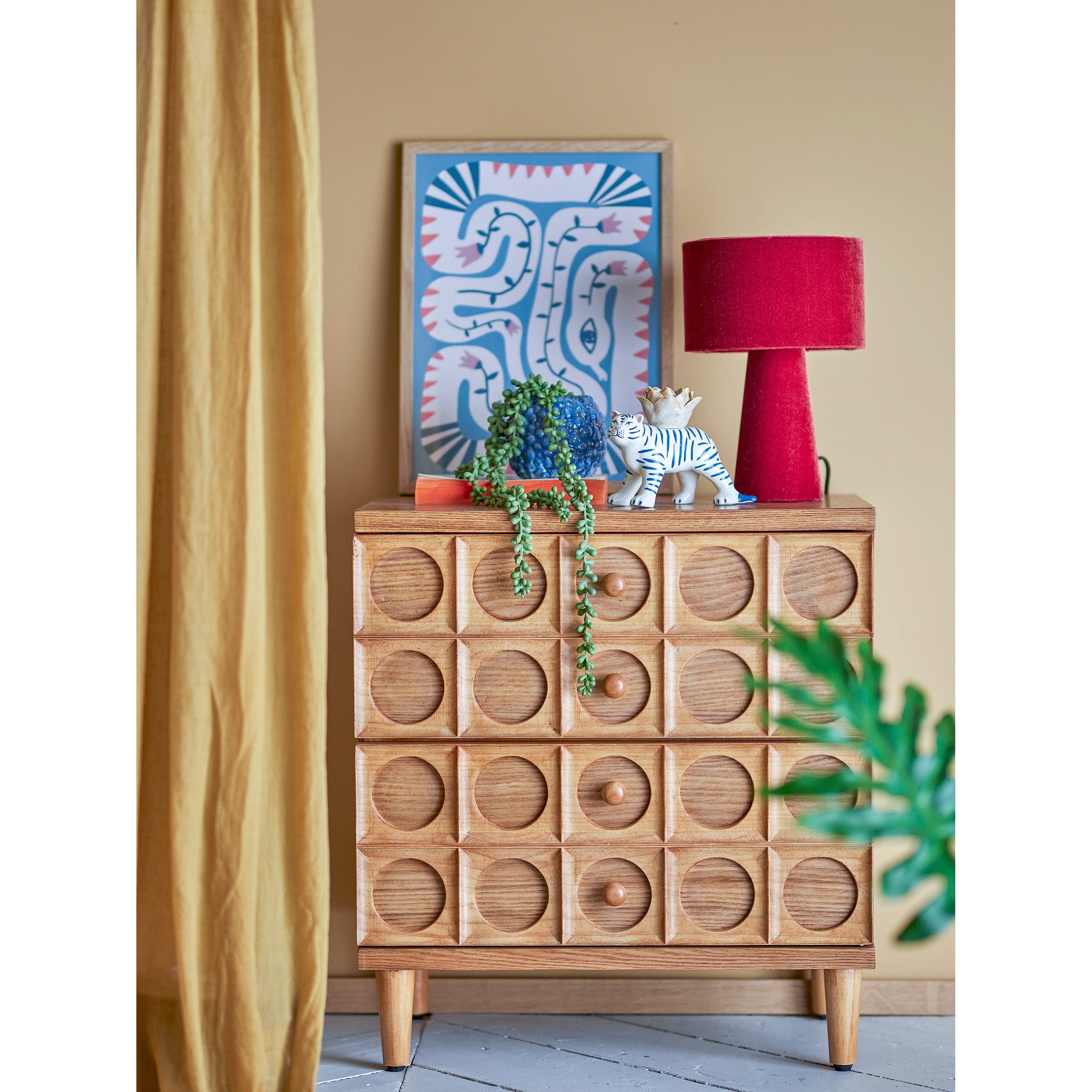 Bloomingville Vester Byrå, Brun, MDF