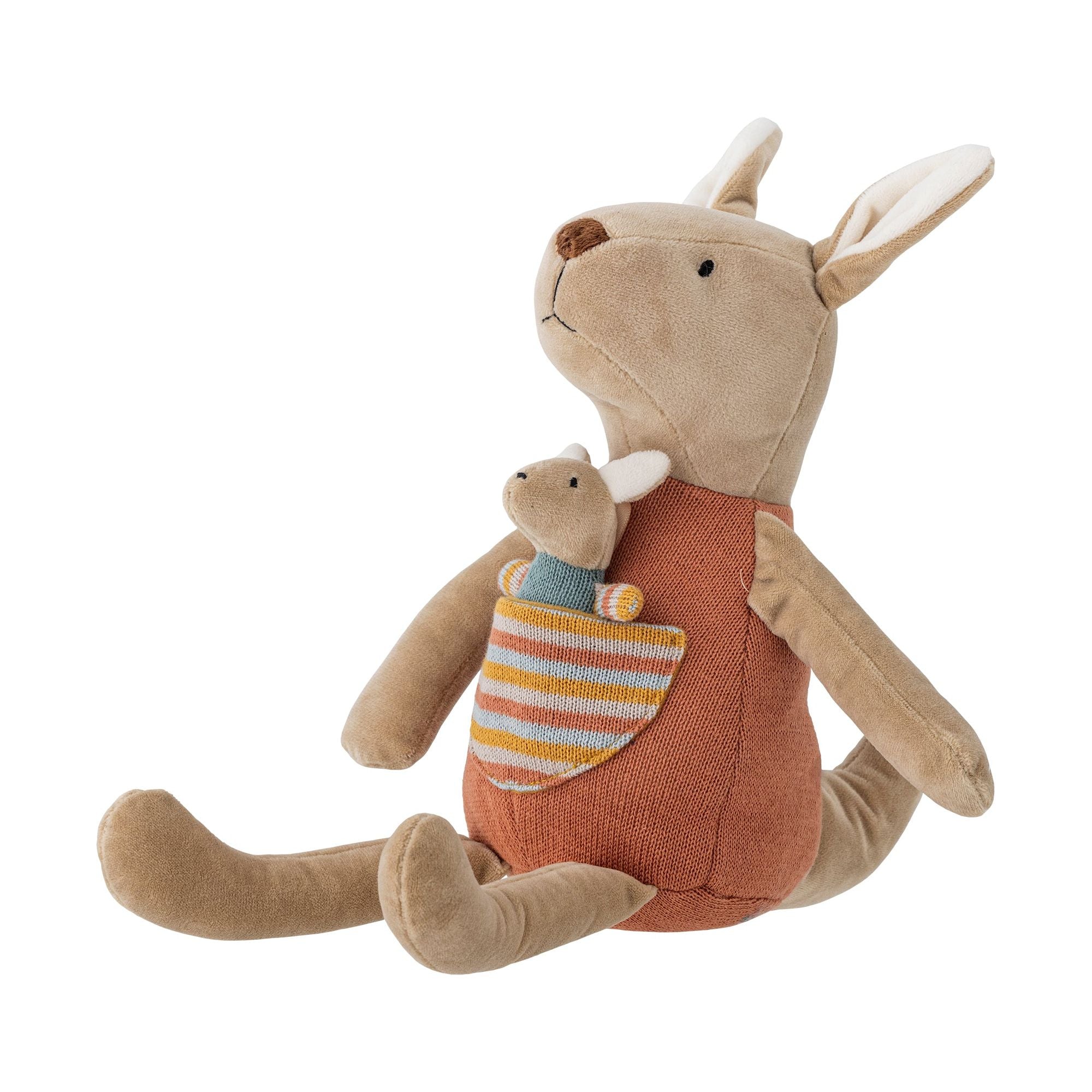 Bloomingville Mini Clover Docka, Brun, Bomull
