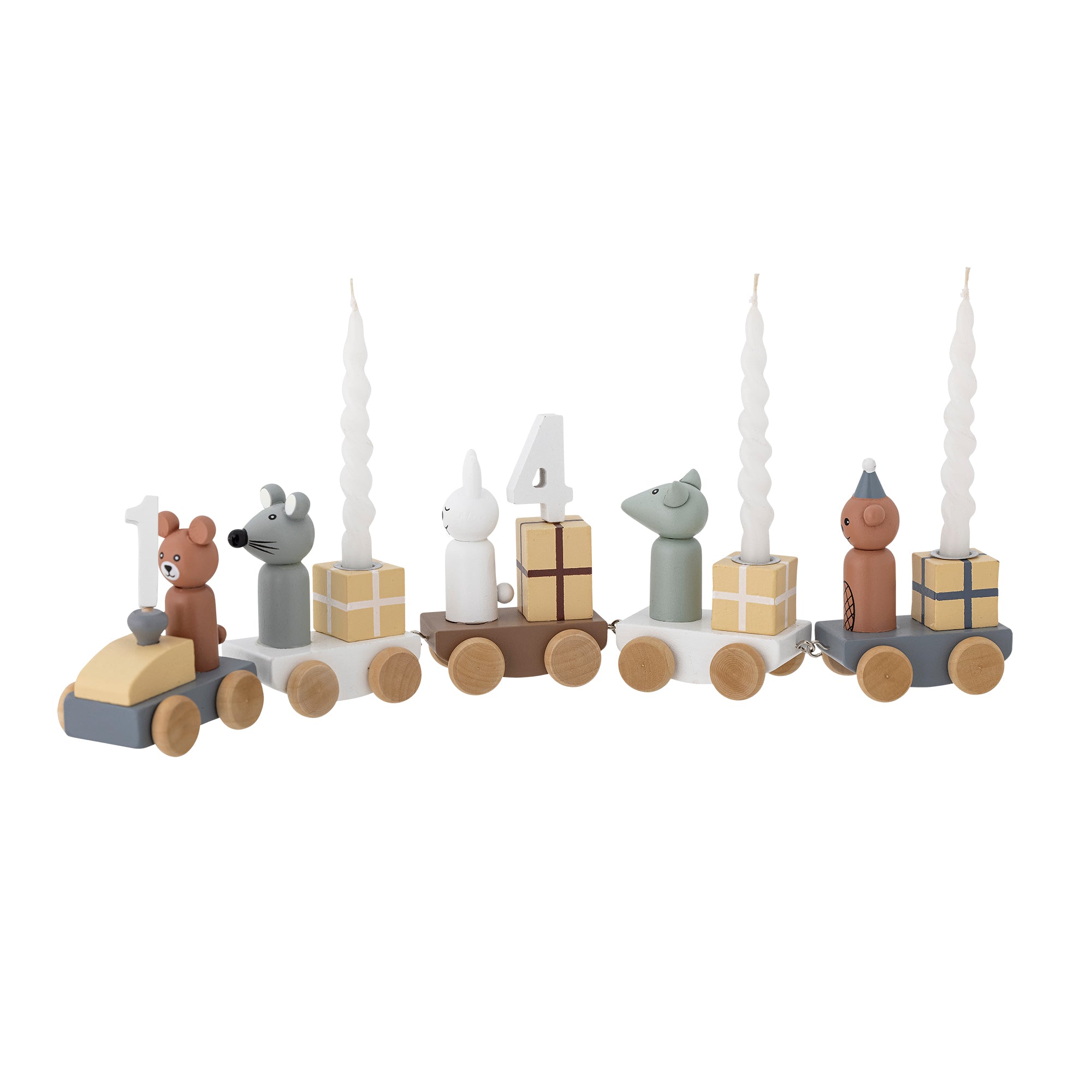 Bloomingville Mini Junaid Födelsedagsdekoration, Flerfärgad, FSC®100%, MDF