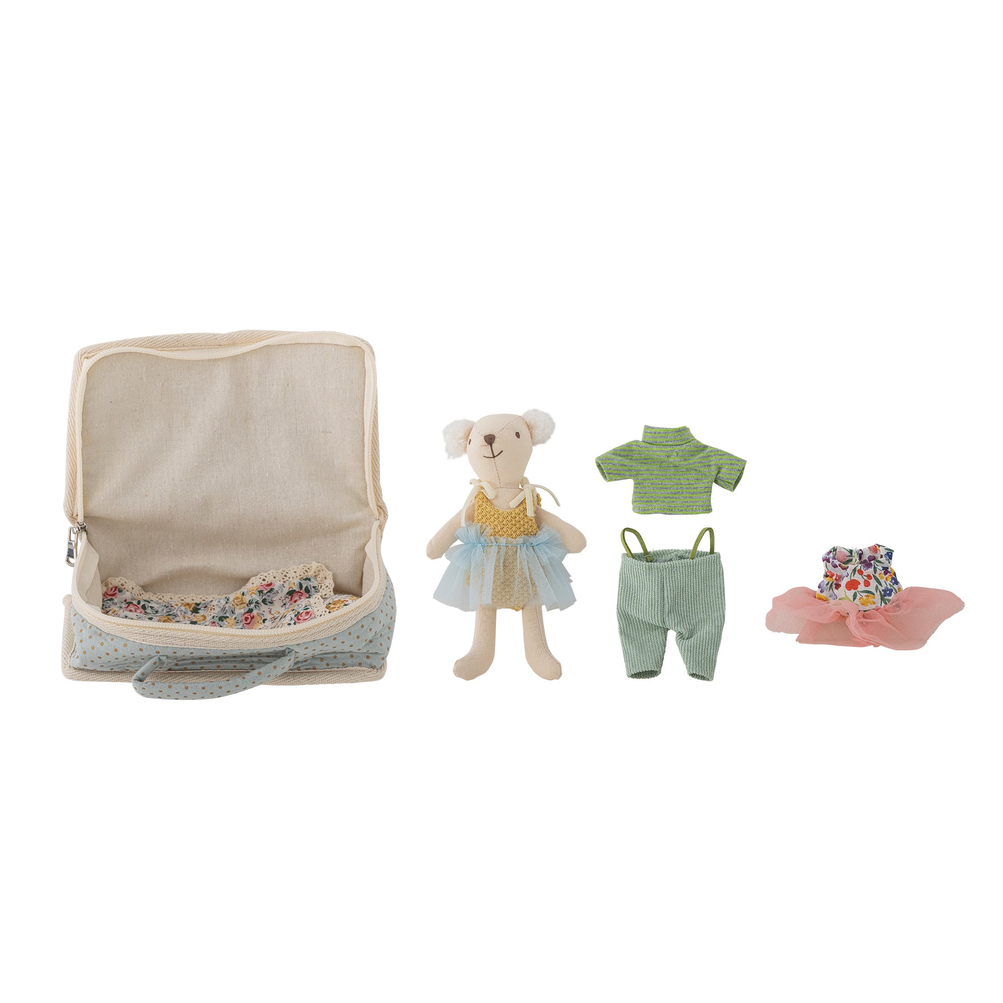 Bloomingville Mini Lara Doll, Multi, Polyester