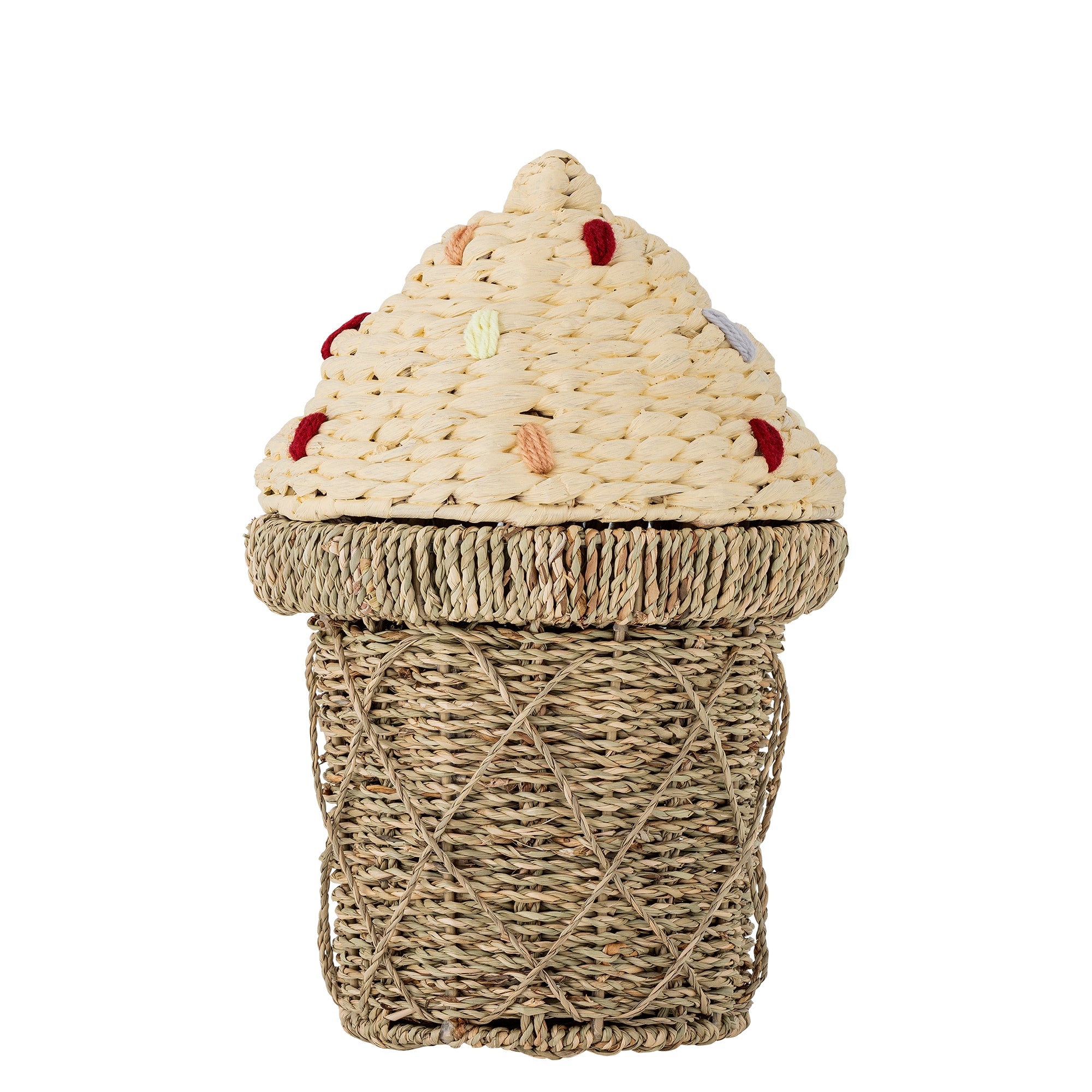 Bloomingville Mini Cillie Korg med Lock, Natur, Sjögräs