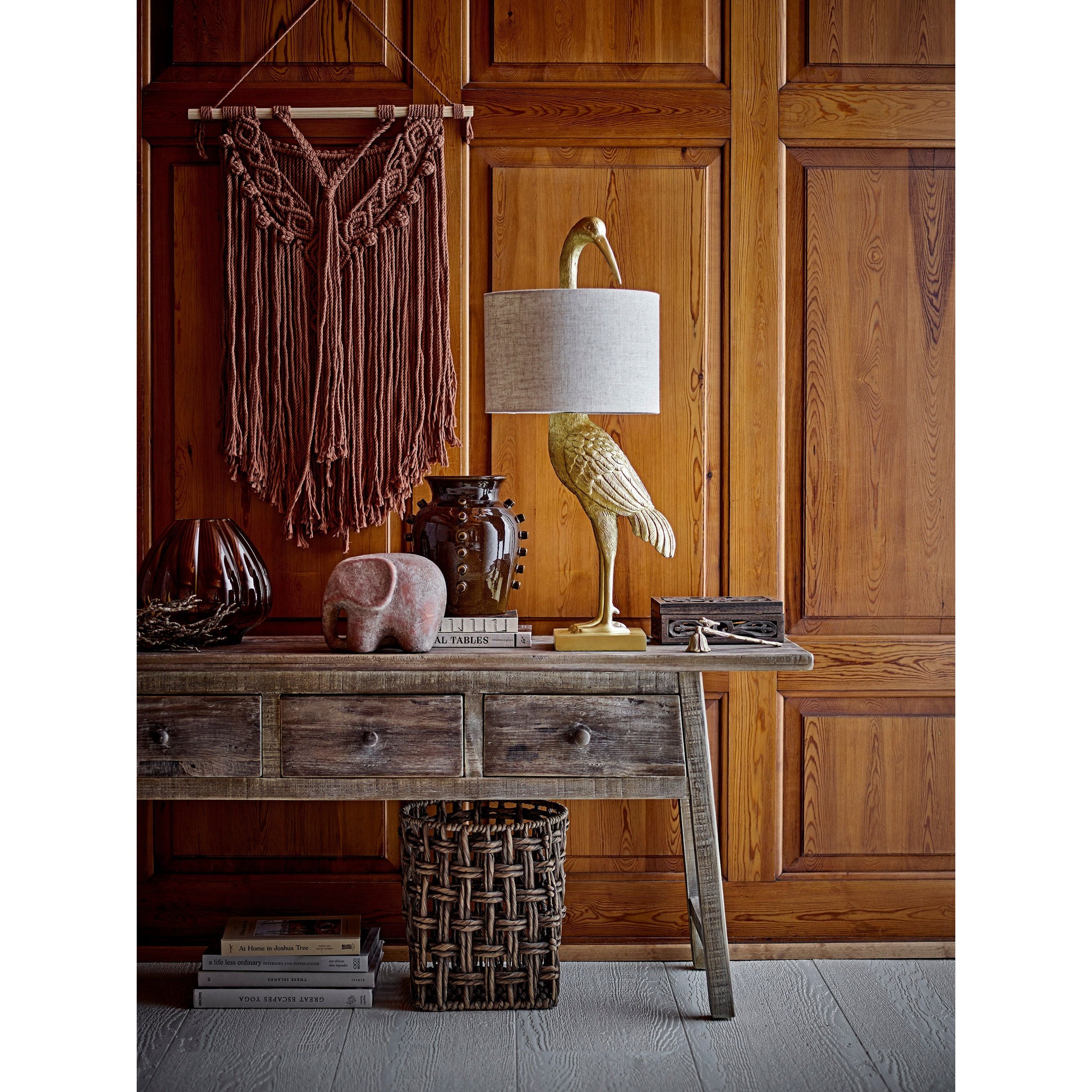 Creative Collection Heron Bordslampa, Guld, Polyresin